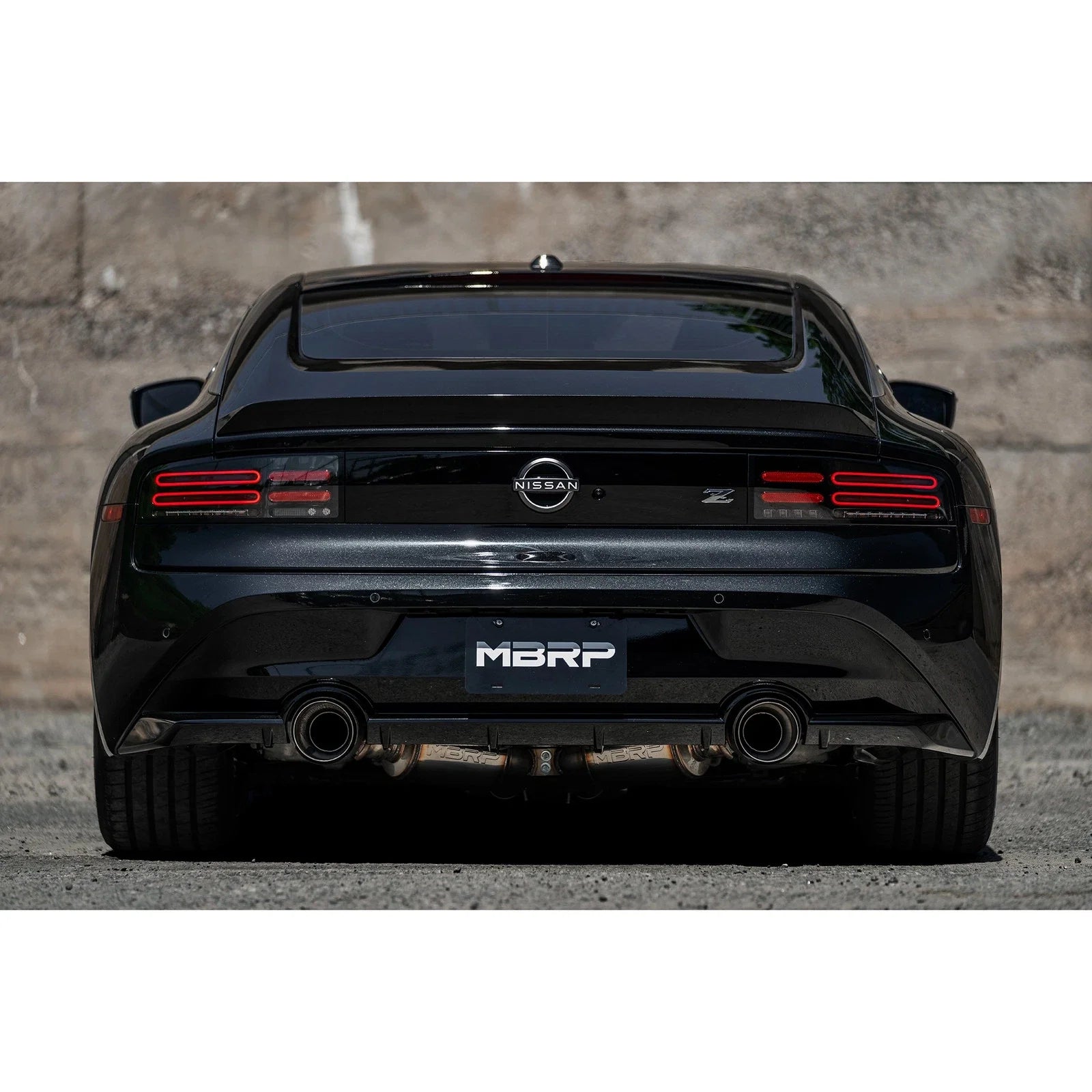 MBRP 23-24 Nissan Z 3.0L Armor Pro T304 Stainless Steel 3in Cat-Back Dual Rear Exit w/ 5in OD CF Tip