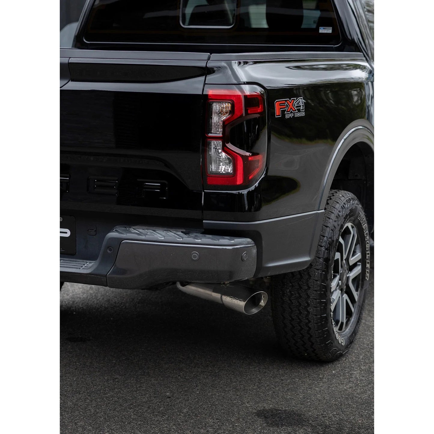 MBRP 2024 Ford Ranger T304 SS Single Side Outlet 3in Cat Back Exhaust