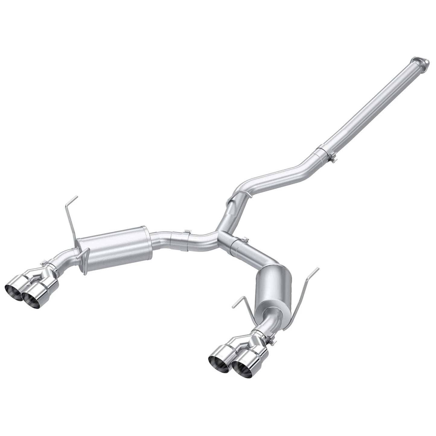 MBRP 2022+ Subaru WRX 3in Cat-Back Dual Split Rear Quad Tips Street Profile Exhaust
