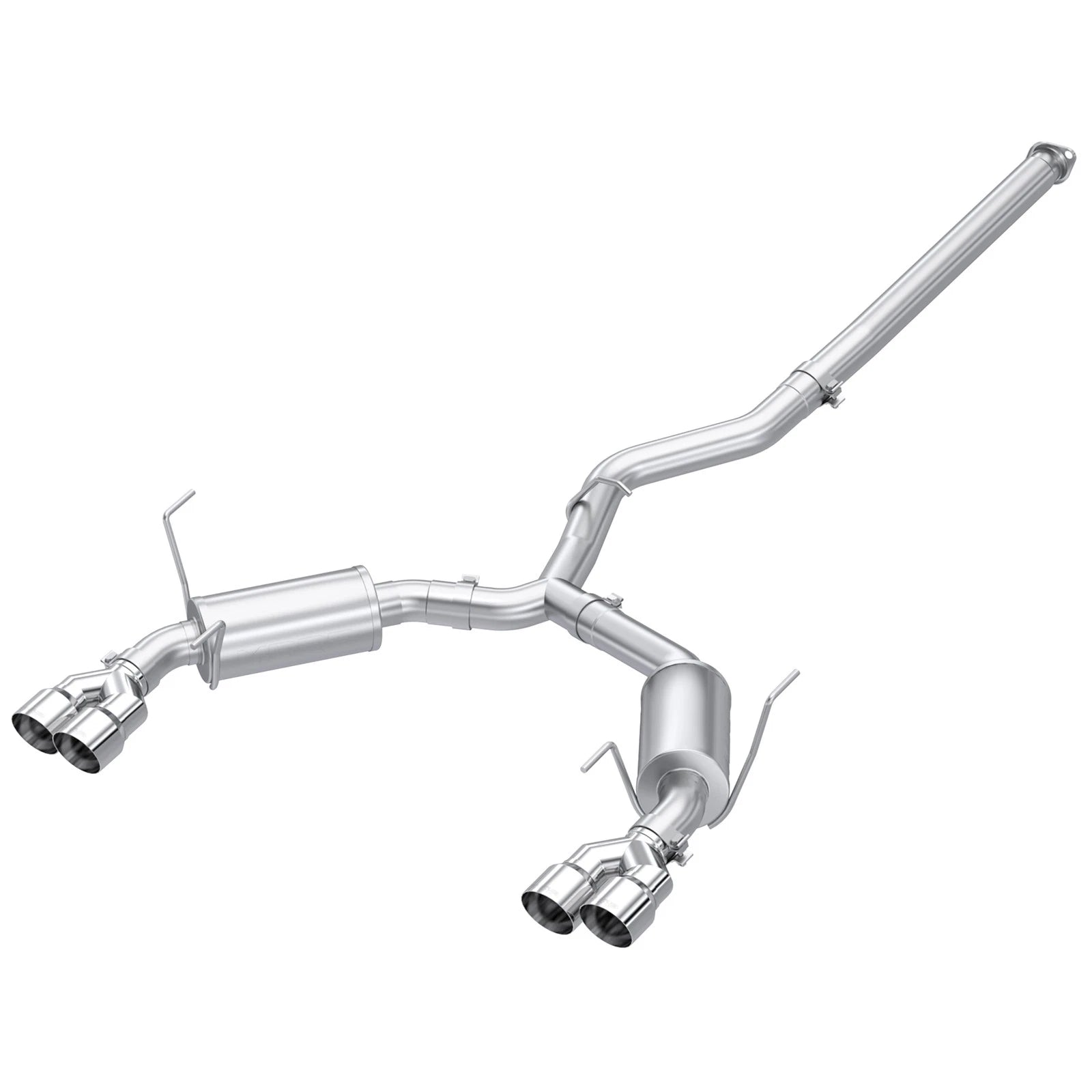 MBRP 2022+ Subaru WRX 3in Cat-Back Dual Split Rear Quad Tips Street Profile Exhaust