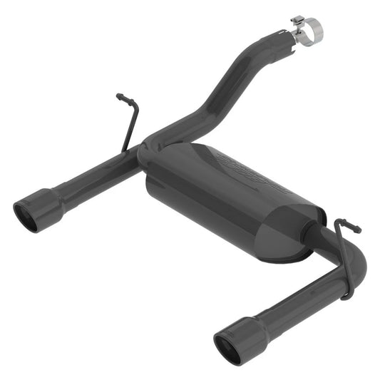 Borla 2018 Jeep Wrangler JL/JLU 3.6L 2DR/4DR Touring SS Axle Back Black Coated Exhaust w/3.5in Tips