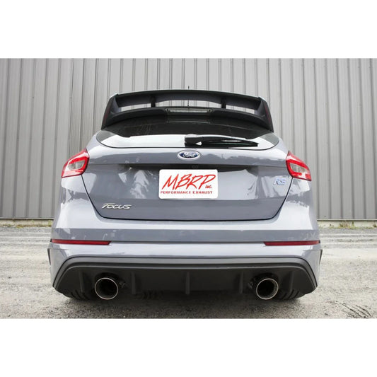 MBRP 2016+ Ford Focus RS 3in Aluminized Dual Outlet Cat-Back Exhaust