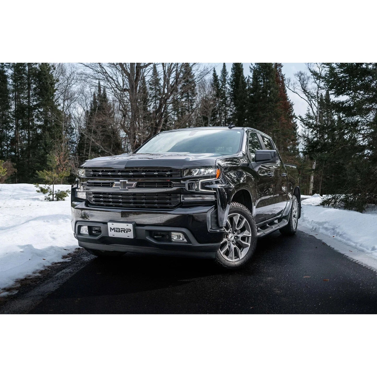MBRP 2019 Chevrolet Silverado 1500 4.3L/5.3L 2.5in Cat Back Dual Rear Exit - Aluminized