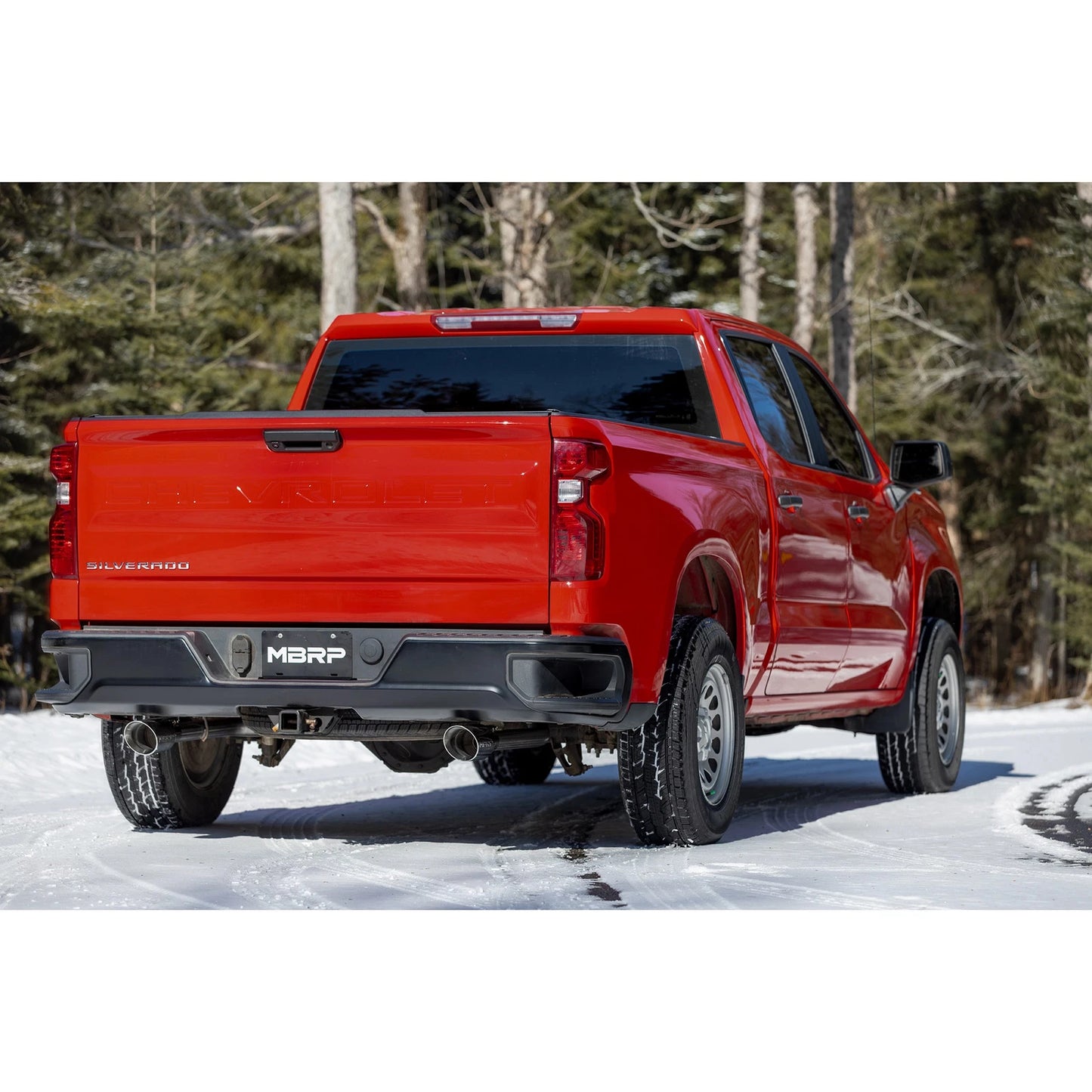 MBRP 2019+ Chevrolet Silverado 1500 / 2019+ GMC Sierra 1500 T304 SS 3in Armor Pro Cat-Back Exhaust