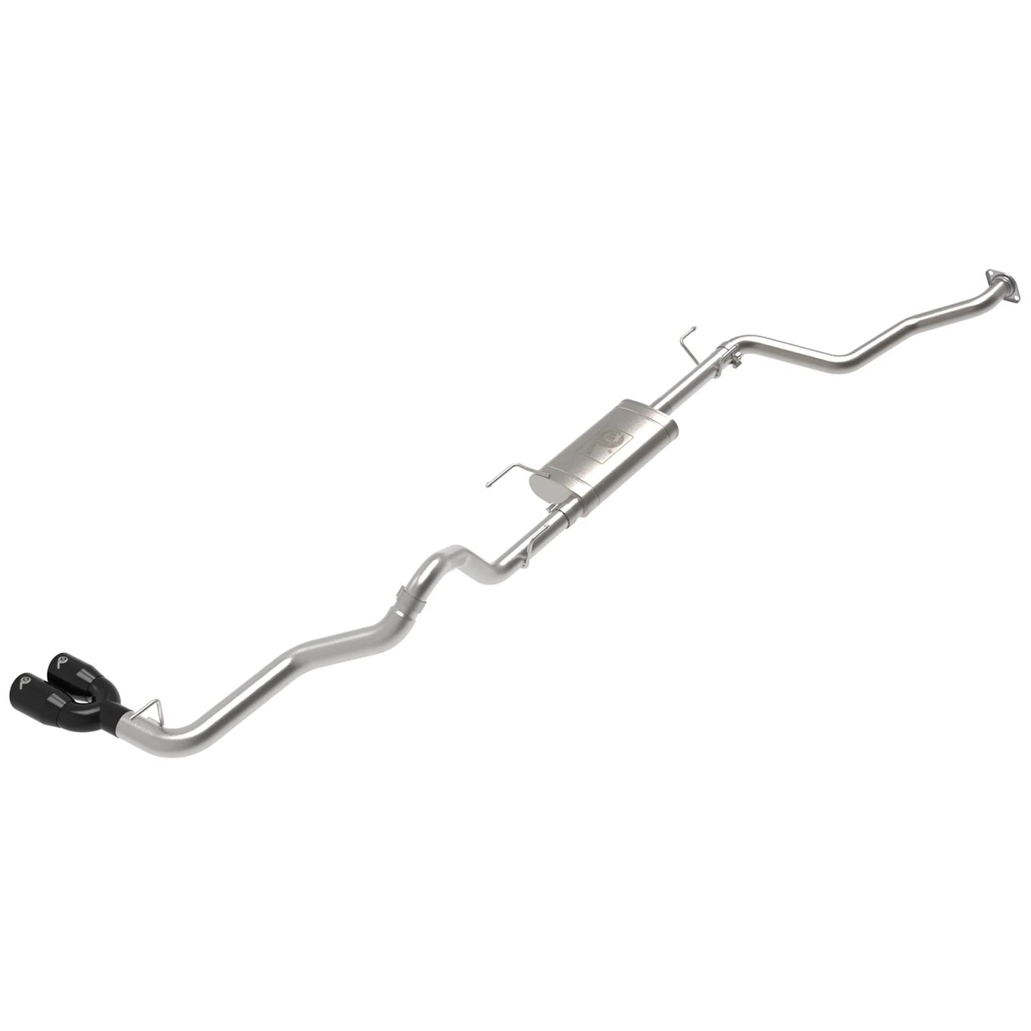aFe 2024 Toyota Tacoma L4 2.4L Vulcan Series 2.5-3in 304 SS Steel Cat-Back Exhaust w/Black Tips