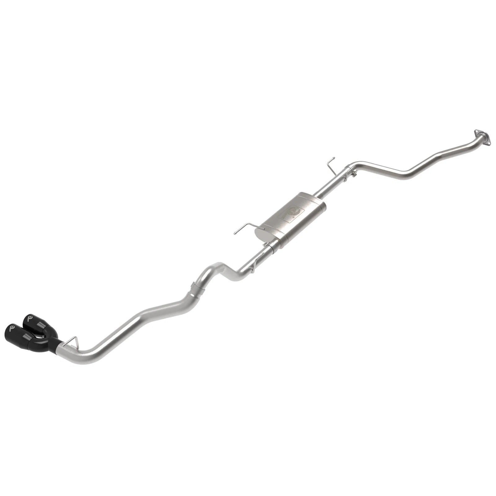 aFe 2024 Toyota Tacoma L4 2.4L Vulcan Series 2.5-3in 304 SS Steel Cat-Back Exhaust w/Black Tips