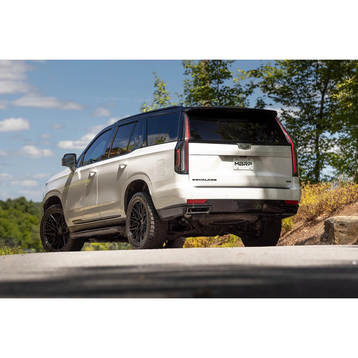 MBRP 21-25 Cadillac Escalade 6.2L (Excl V-Series) T304 2.5in Dual Split Rear 3in Cat Back Exhaust