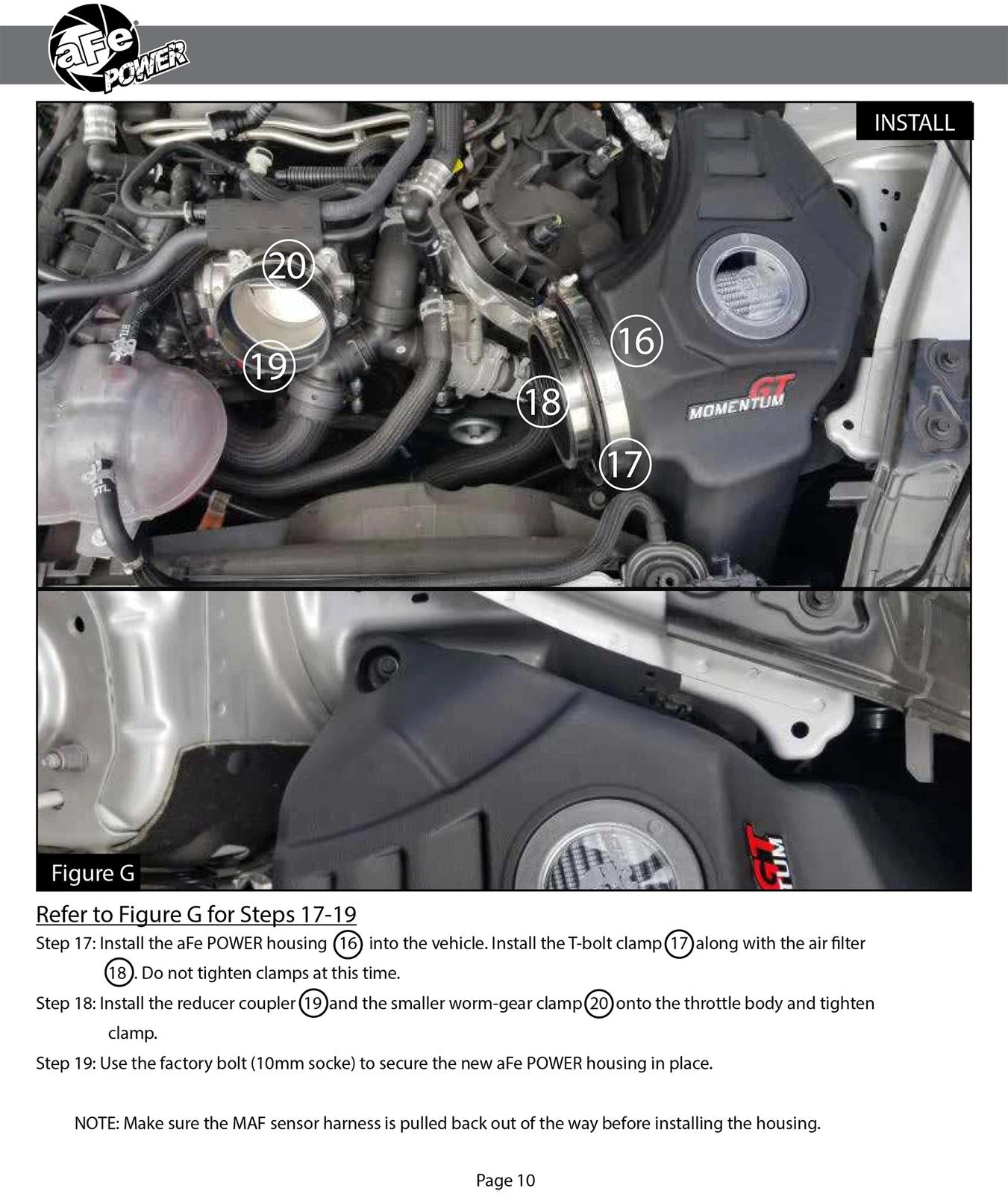 aFe Momentum GT Pro 5R Cold Air Intake System 18-19 Ford Mustang GT 5.0L V8