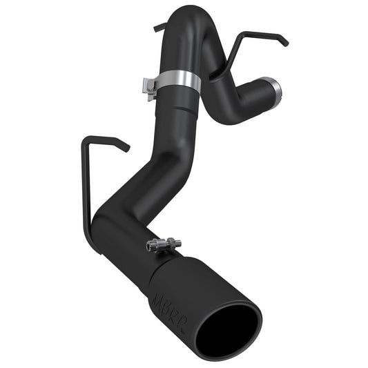 MBRP 16-19 Chevy/GMC Colorado/Canyon Duramax 3in Filter Back Single Side Black Coated Exhaust System