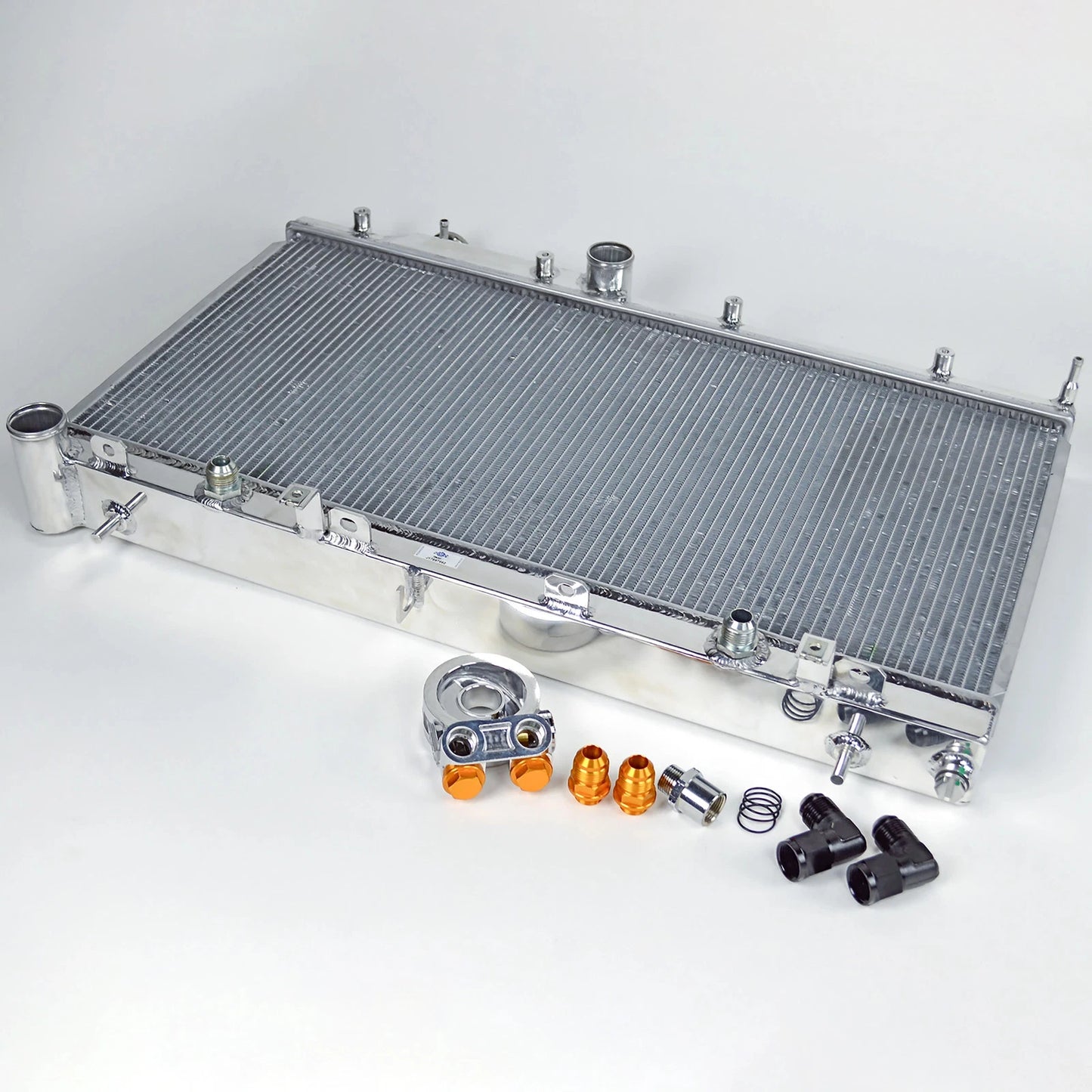 CSF 08-15 Subaru WRX/STI 2-Row Radiator w/Built-In Oil Cooler