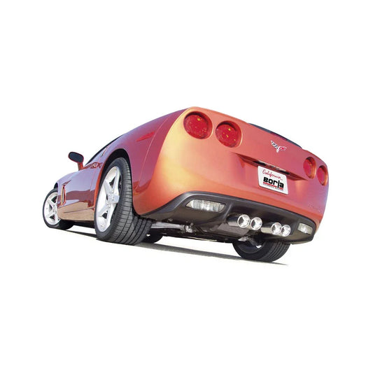 Borla 05-08 Chevrolet Corvette Coupe/Conv 6.0L/6.2L 8cyl 4spd/6spd RWD inS-Type IIin Catback Exhaust