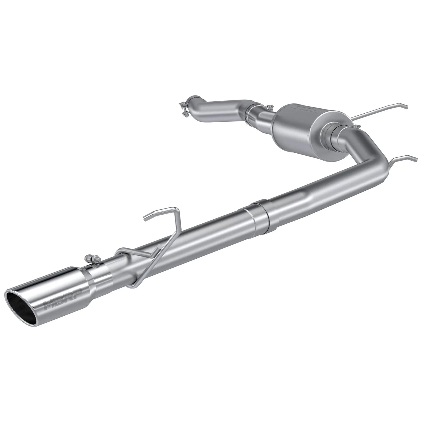 MBRP 2022+ Ford Maverick Aluminized Steel 4in OD Tip Single Side Exit 3in Cat Back Exhaust