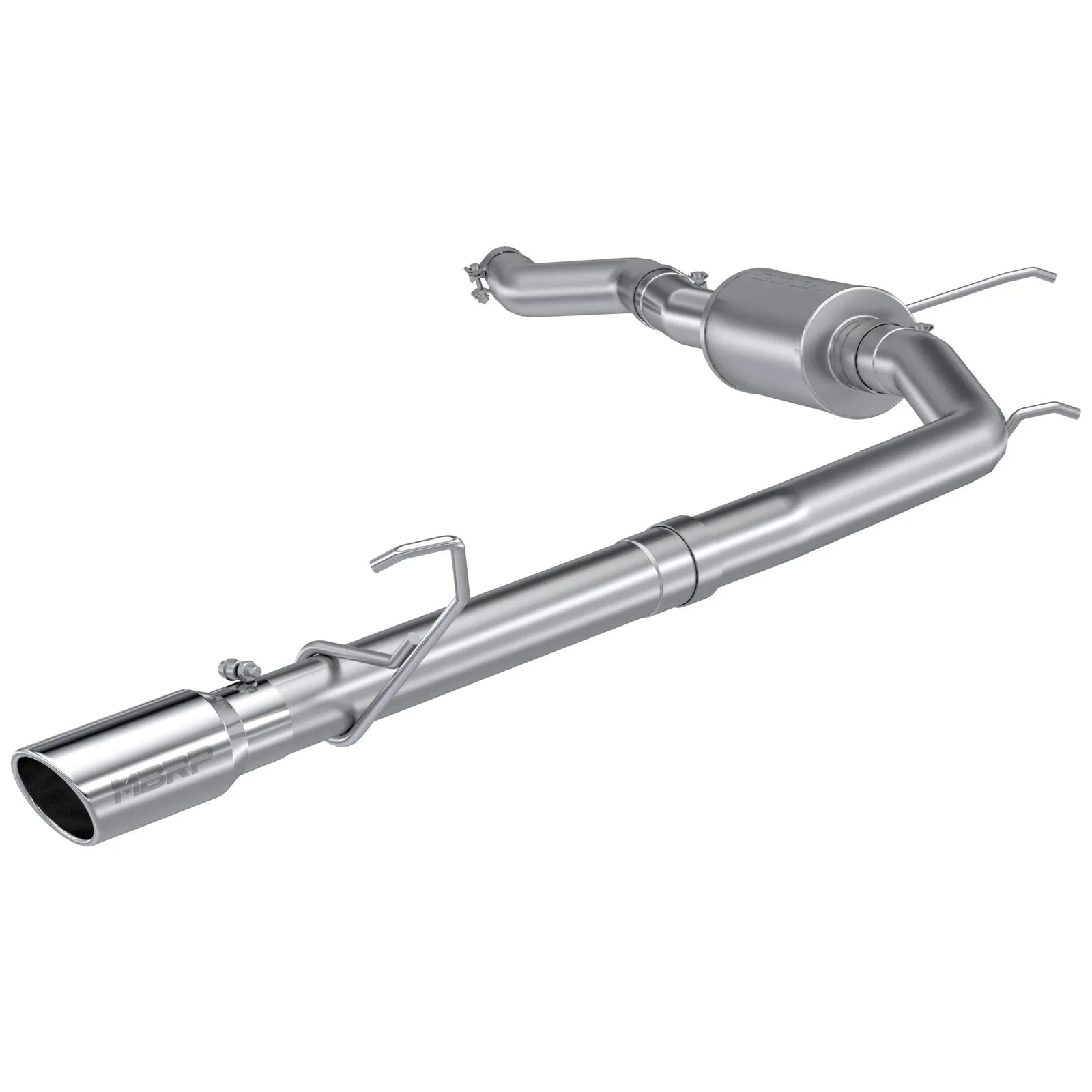 MBRP 2022+ Ford Maverick Aluminized Steel 4in OD Tip Single Side Exit 3in Cat Back Exhaust