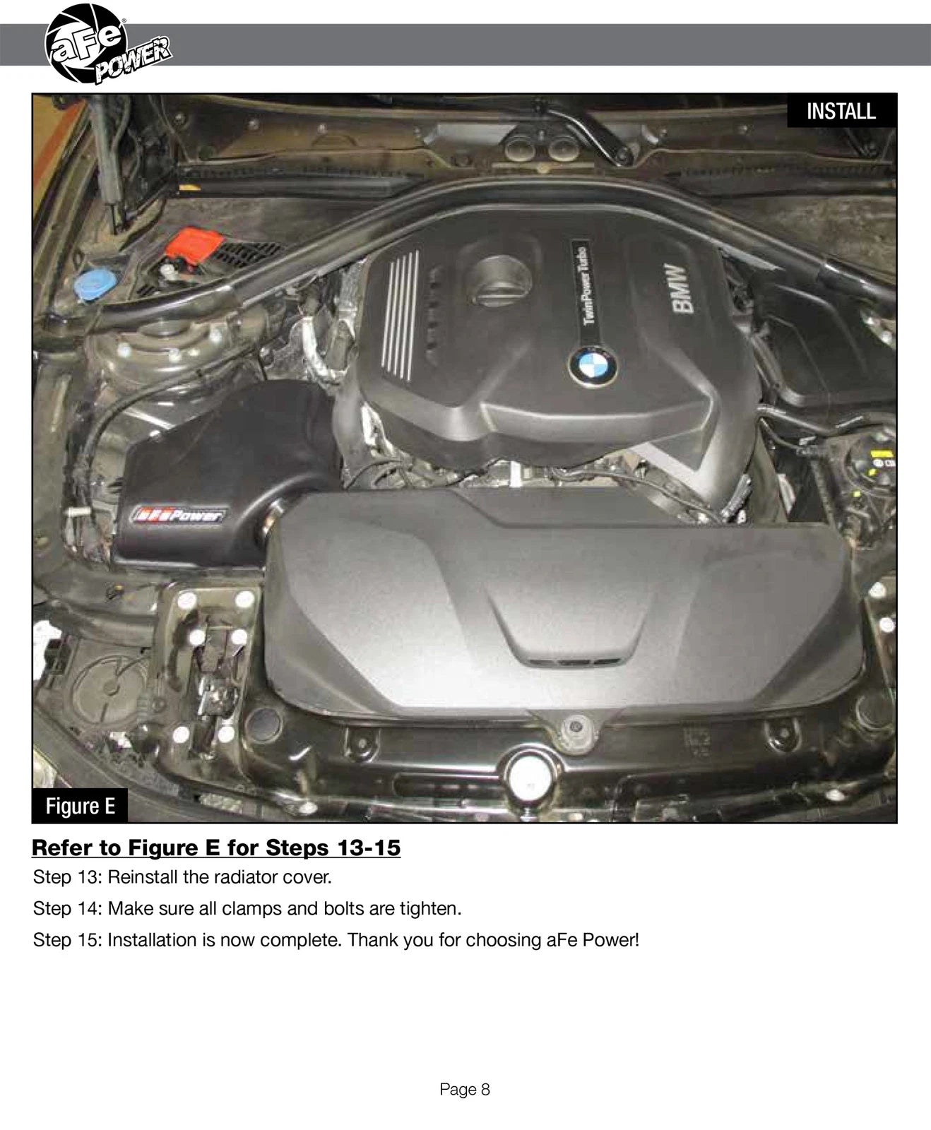 aFe MagnumFORCE Intake Stage-2 Pro DRY S 2017 BMW 330i (F3x) L4-2.0L (t) B48