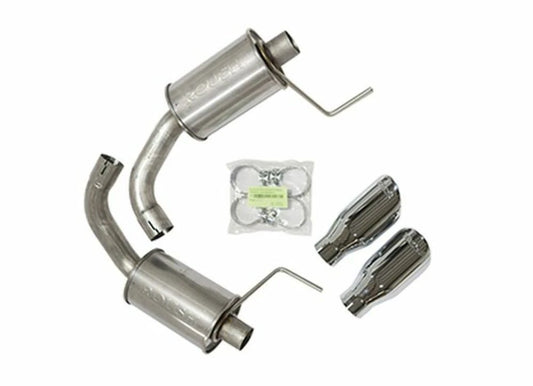 Roush 2015-2017 & 2024 Ford Mustang 5.0L V8 Exhaust Kit w/ Round Tips (304SS)