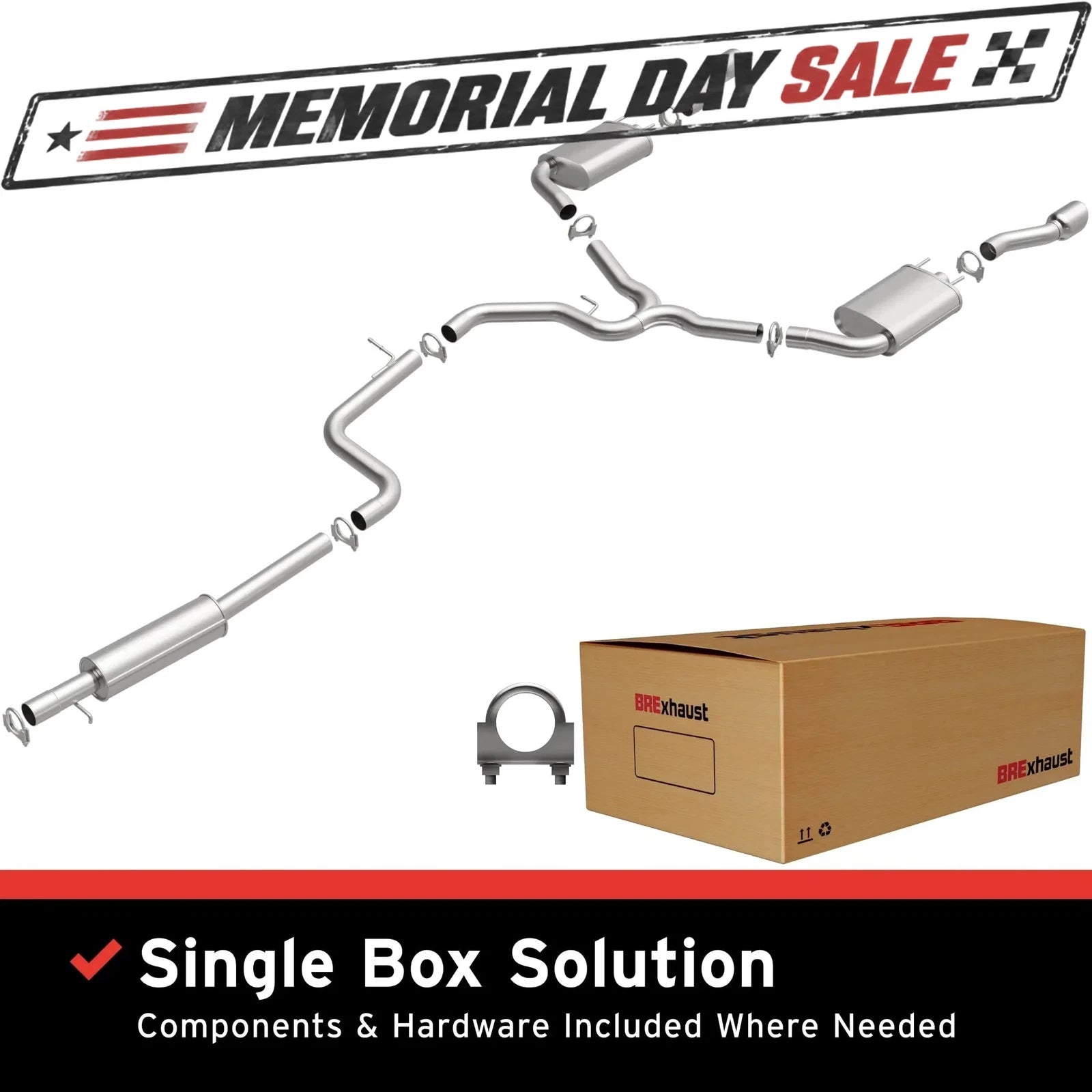 MagnaFlow BRE Exhaust Kit 12-16 Chevy Impala 3.6L