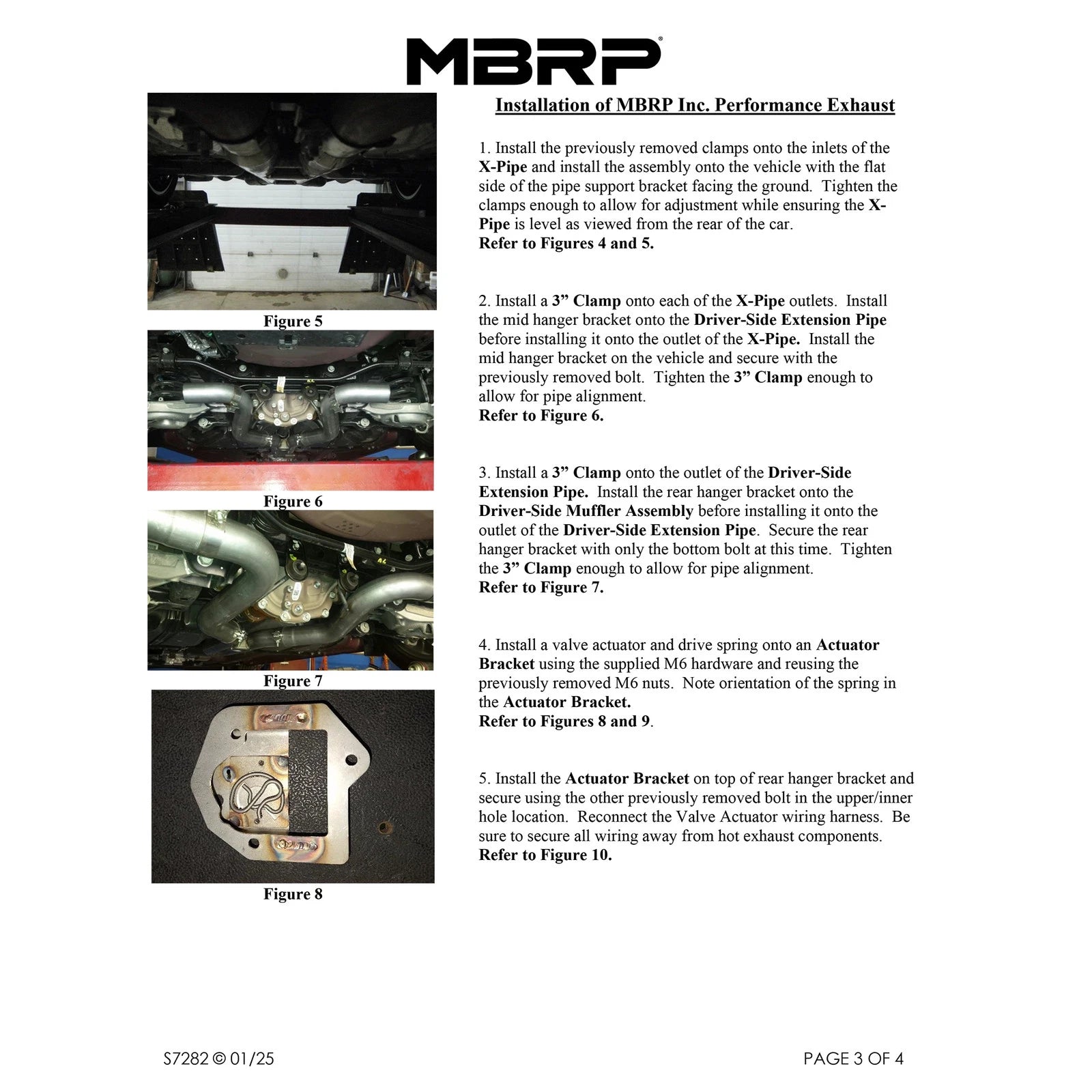 MBRP 2024+ Ford Mustang 5.0L Blk Alum. SS 3in Cat-Back Exhaust w/ Quad Blk Tips (Valve Delete)