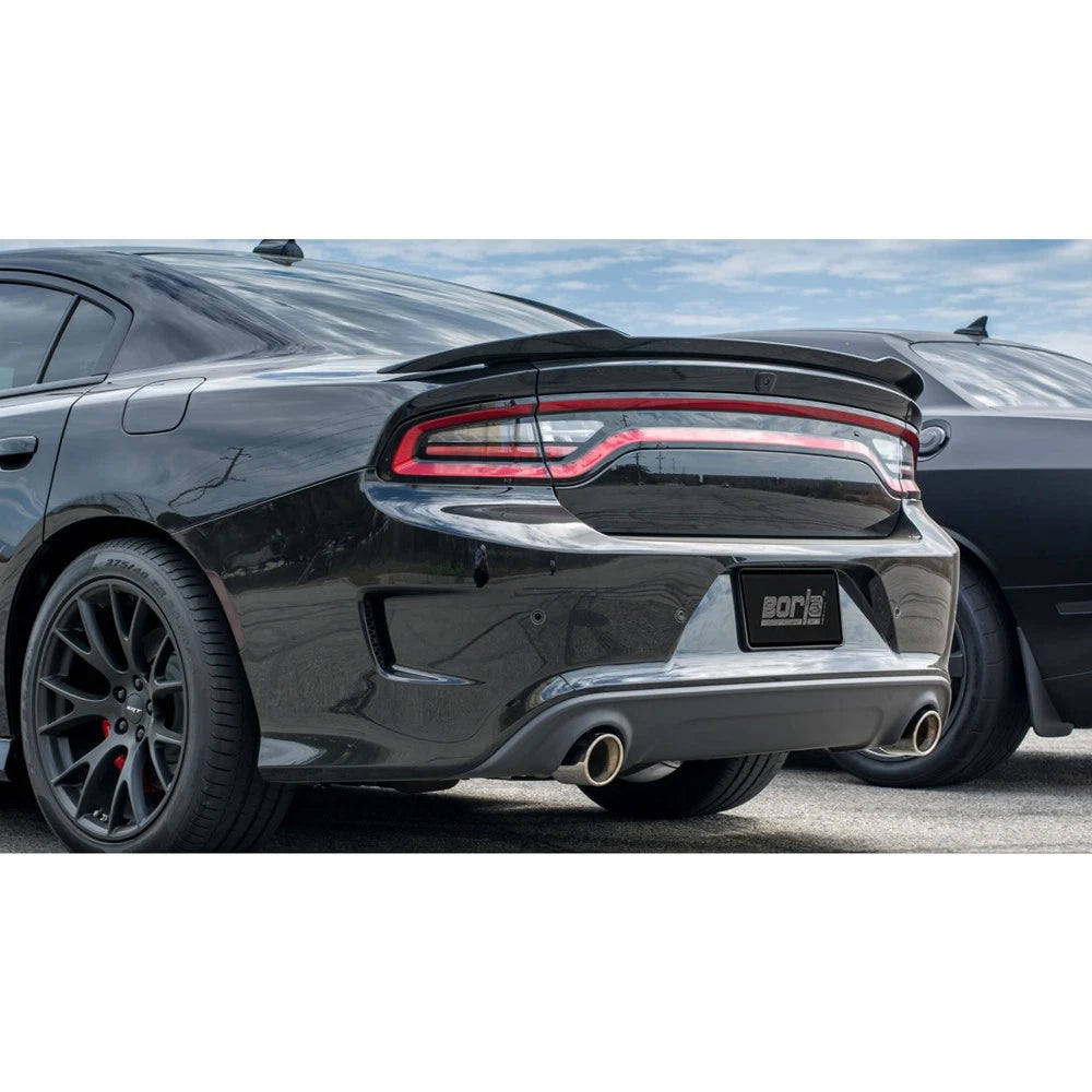 Borla 2015 Dodge Charger Hellcat 6.2L V8 ATAK Catback Exhaust w/ Valves No Tips Factory Valance