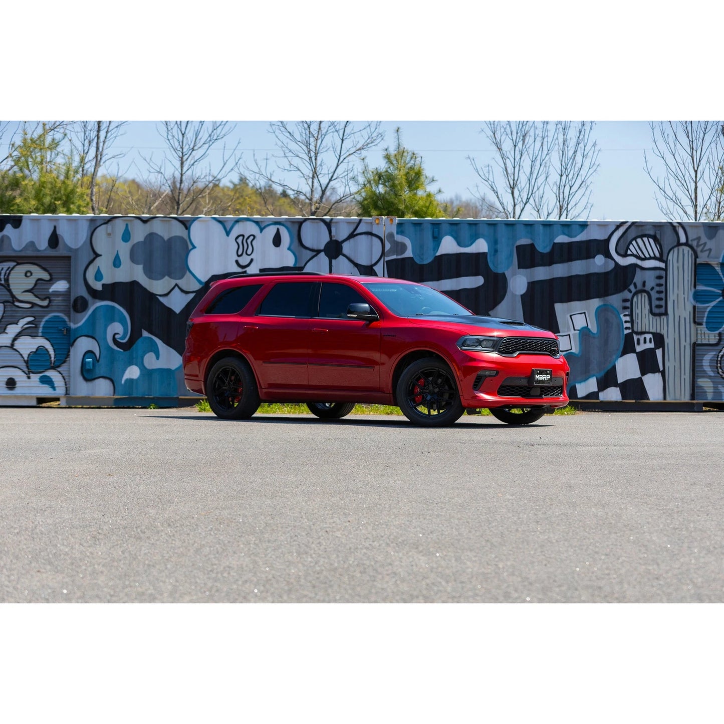 MBRP 2011+ Dodge Durango T304SS 3.0in Cat-Back Dual Rear Exit Exhaust w/ Carbon Fiber Tips