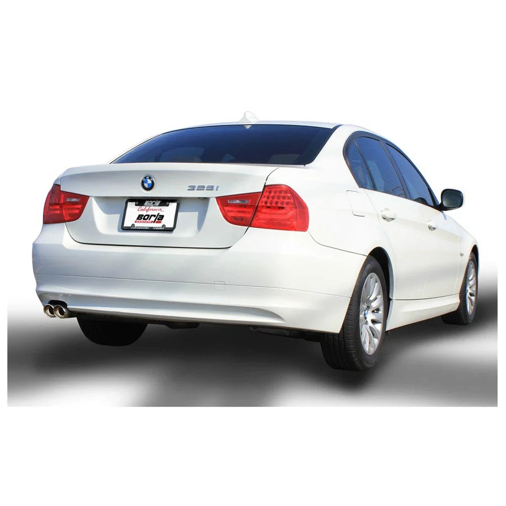 Borla 08-12 BMW 328i Sdm E90 2.0L RWD Dual Left Rear Exit Touring Cat-Back Exhaust