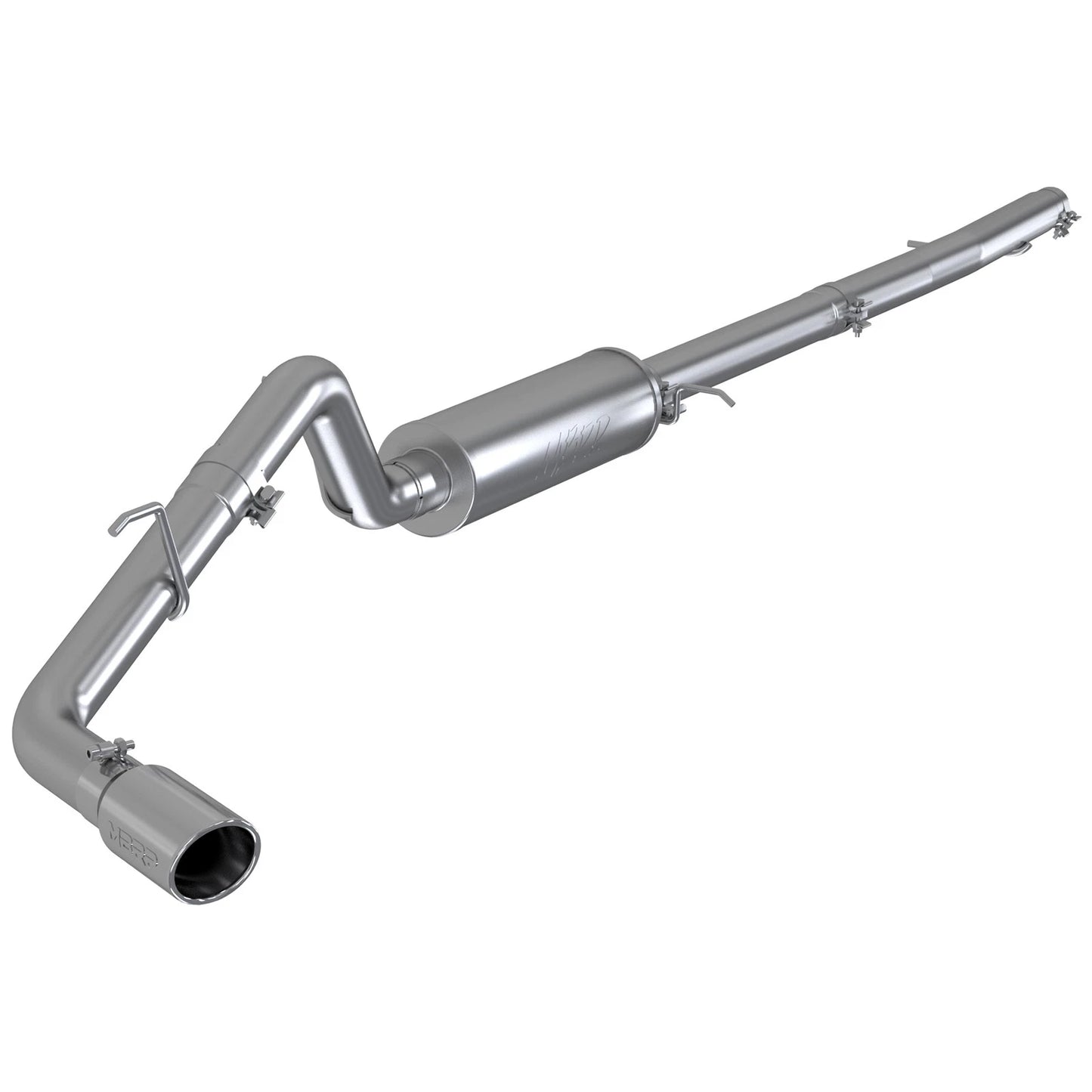 MBRP 2019 Ford Ranger Ecoboost 2.3L 4in OD Tip Single Side Exit 3in AL Cat Back