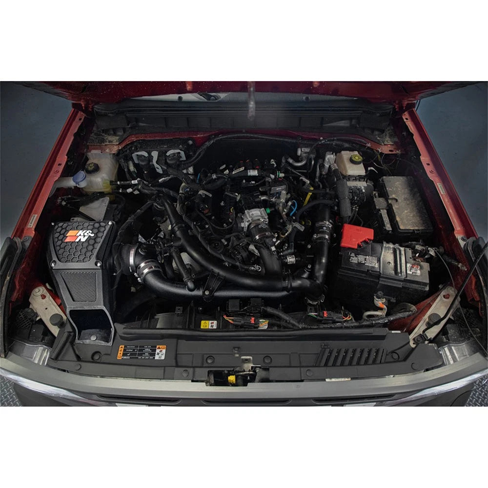 K&N 21-23 Ford Bronco 2.7L V6 F/I DRYFLOW Performance Air Intake System