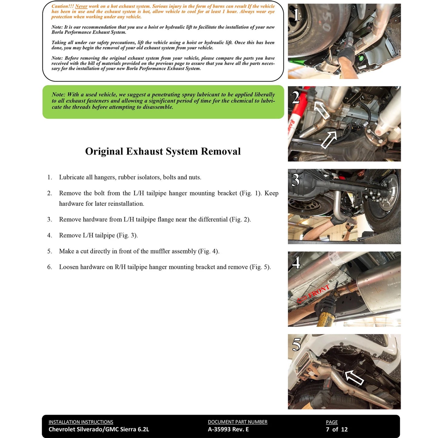 Borla 22-23 Chevrolet Silverado 1500 ZR2 & AT4X 6.2L CC SB 147.5in WB ATAK Cat-Back