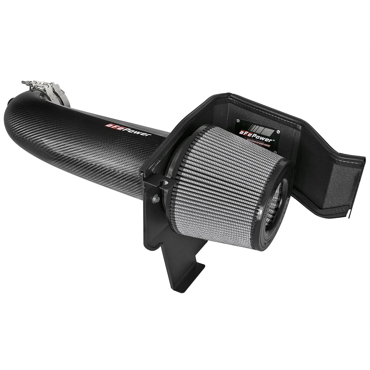 aFe POWER Magnum FORCE Carbon Fiber Stage 2 Track Series Pro Dry S CAIS - 11-18 Dodge Challenger V8