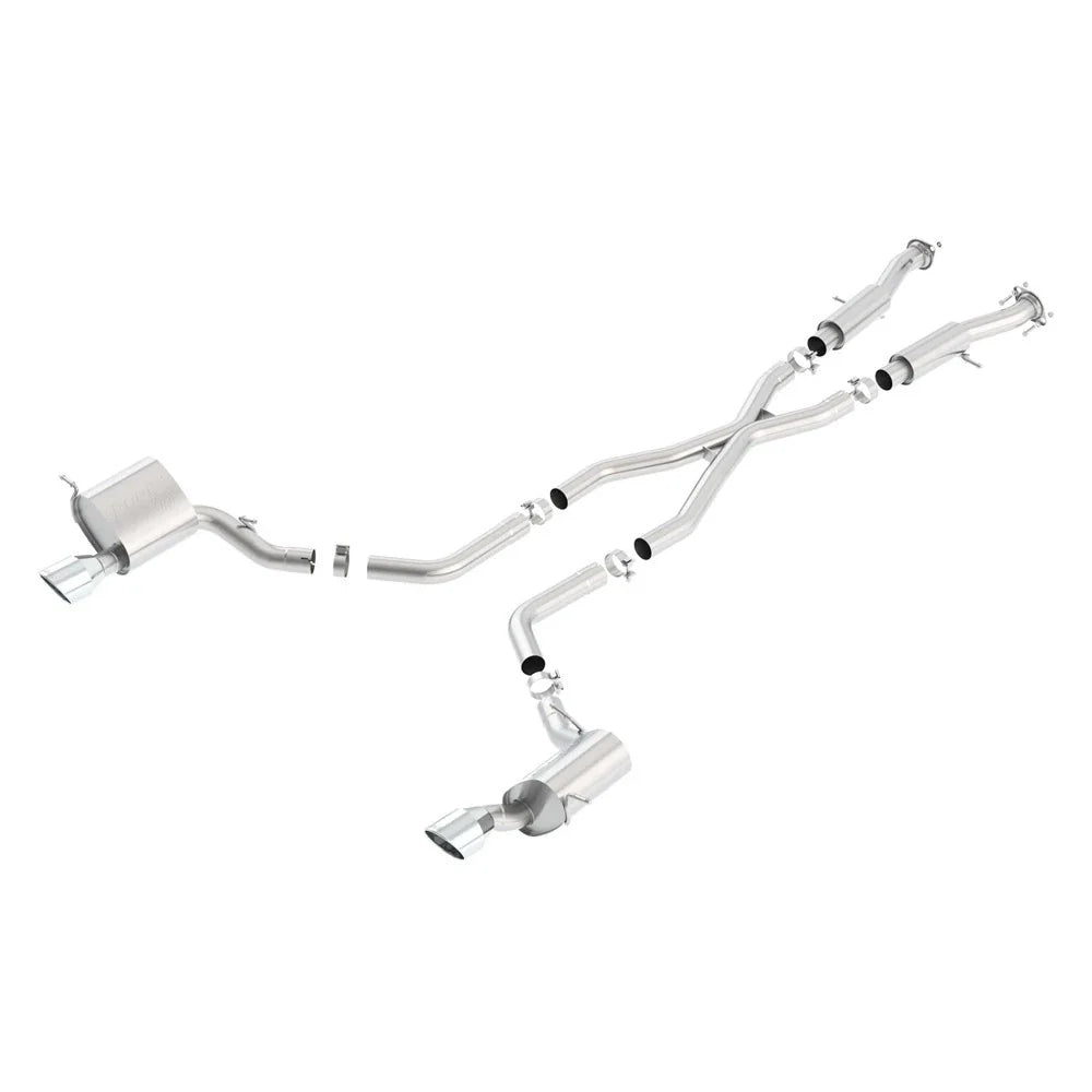 Borla 2015 Jeep Grand Cherokee SRT8 ATAK Dual Round Rolled Exit Catback Exhaust