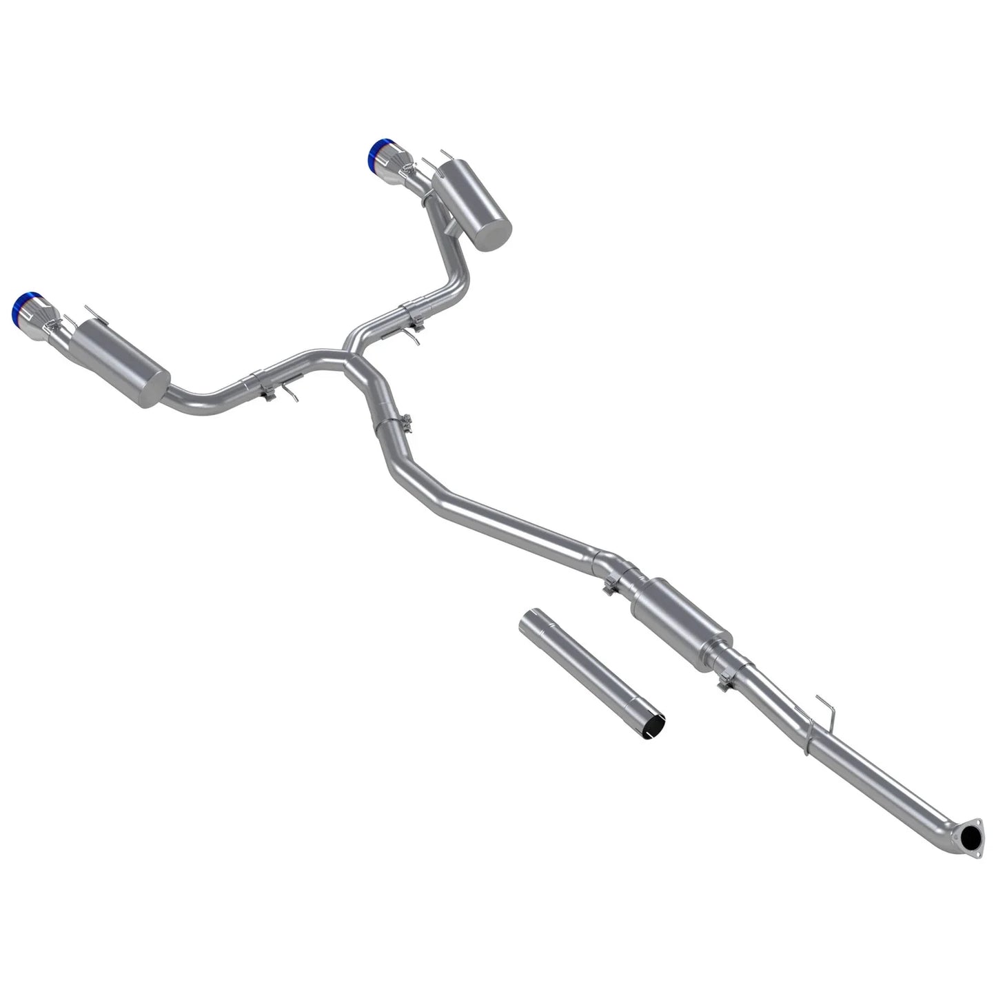 MBRP 22-24 Honda Civic SI 1.5L T304 SS 3in Cat-Back Exhaust 2.5in Dual Split Rear w/ Burnt End Tips