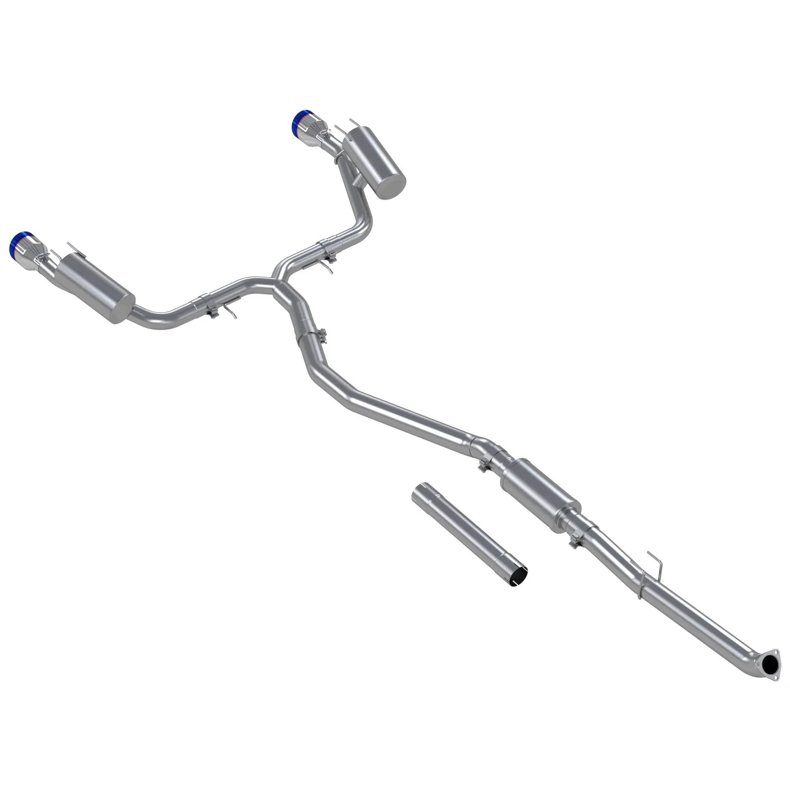 MBRP 22-24 Honda Civic SI 1.5L T304 SS 3in Cat-Back Exhaust 2.5in Dual Split Rear w/ Burnt End Tips