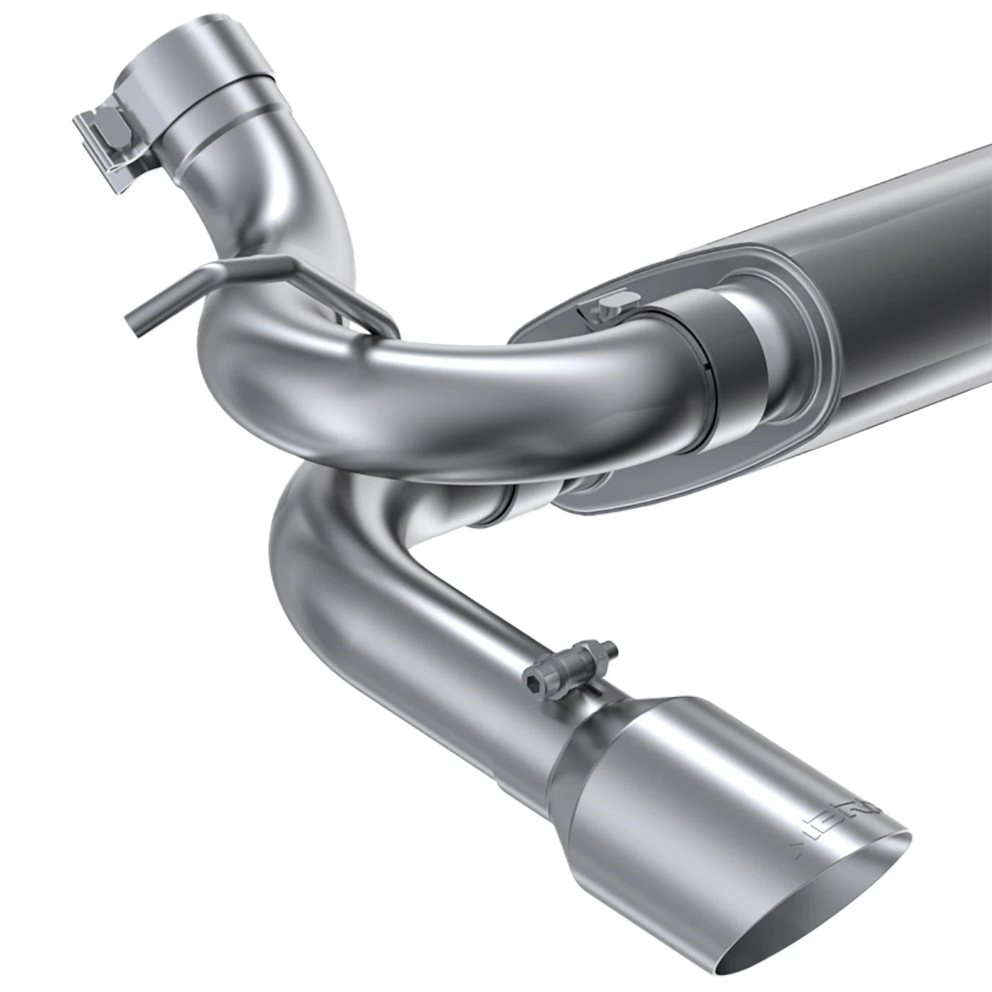 MBRP 07-14 Jeep Wrangler/Rubicon 3.6L/3.8L V6 Axle-Back Dual Rear Exit Aluminum Performance Exhaust