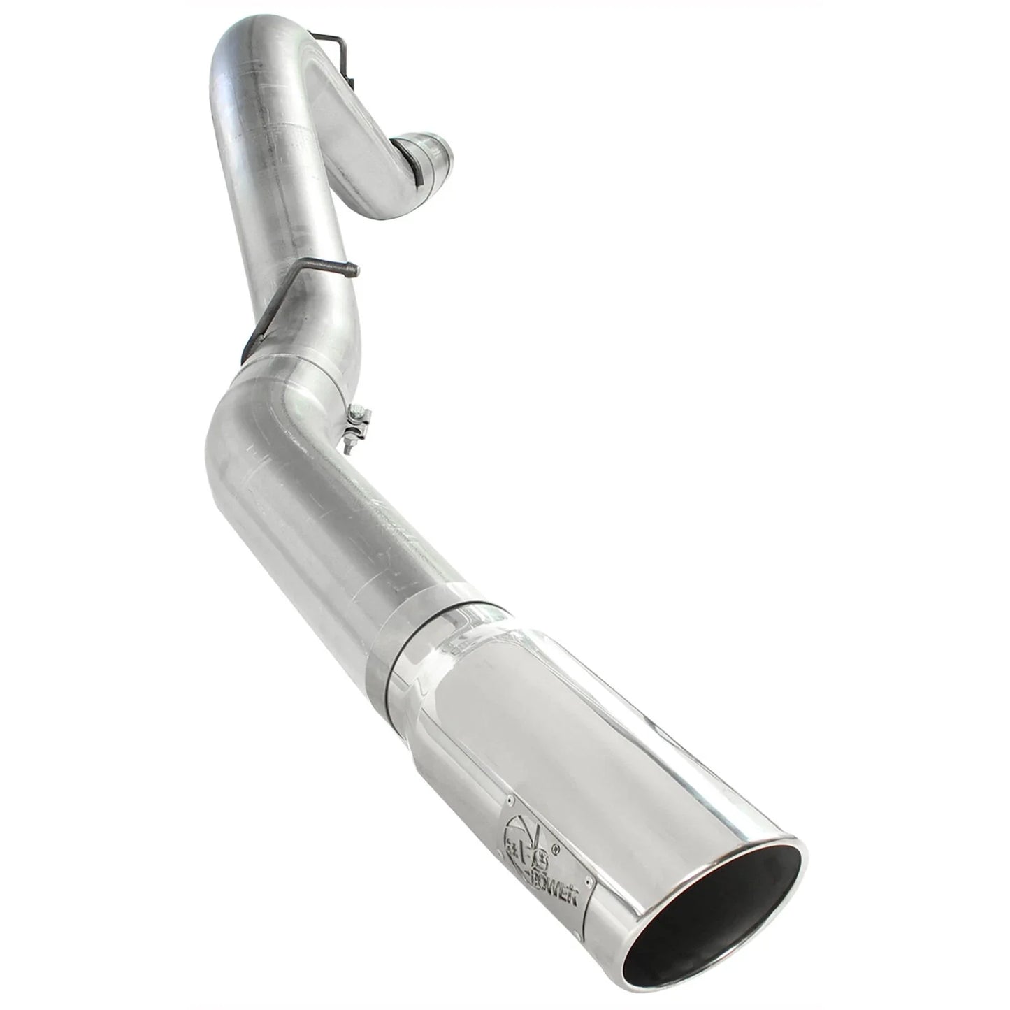 aFe Atlas Exhaust 5in DPF-Back Al Steel 11-13 GM Diesel Trucks V8-6.6L (td) LML (Pol Tip)