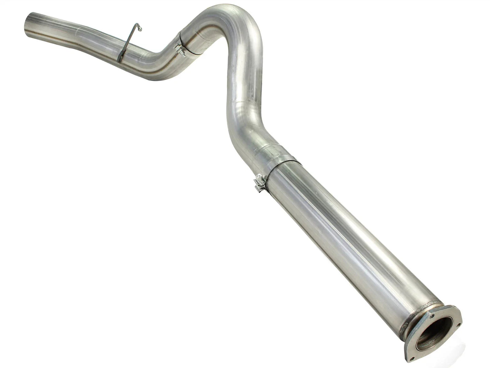 aFe MACHForce XP 5in DPF-Back Stainless Steel Exh Sys, No tip, Ford Diesel Trucks 11-14 V8-6.7L