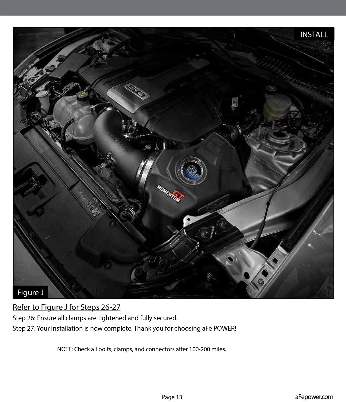 aFe Momentum GT Pro 5R Cold Air Intake System 18-19 Ford Mustang GT 5.0L V8