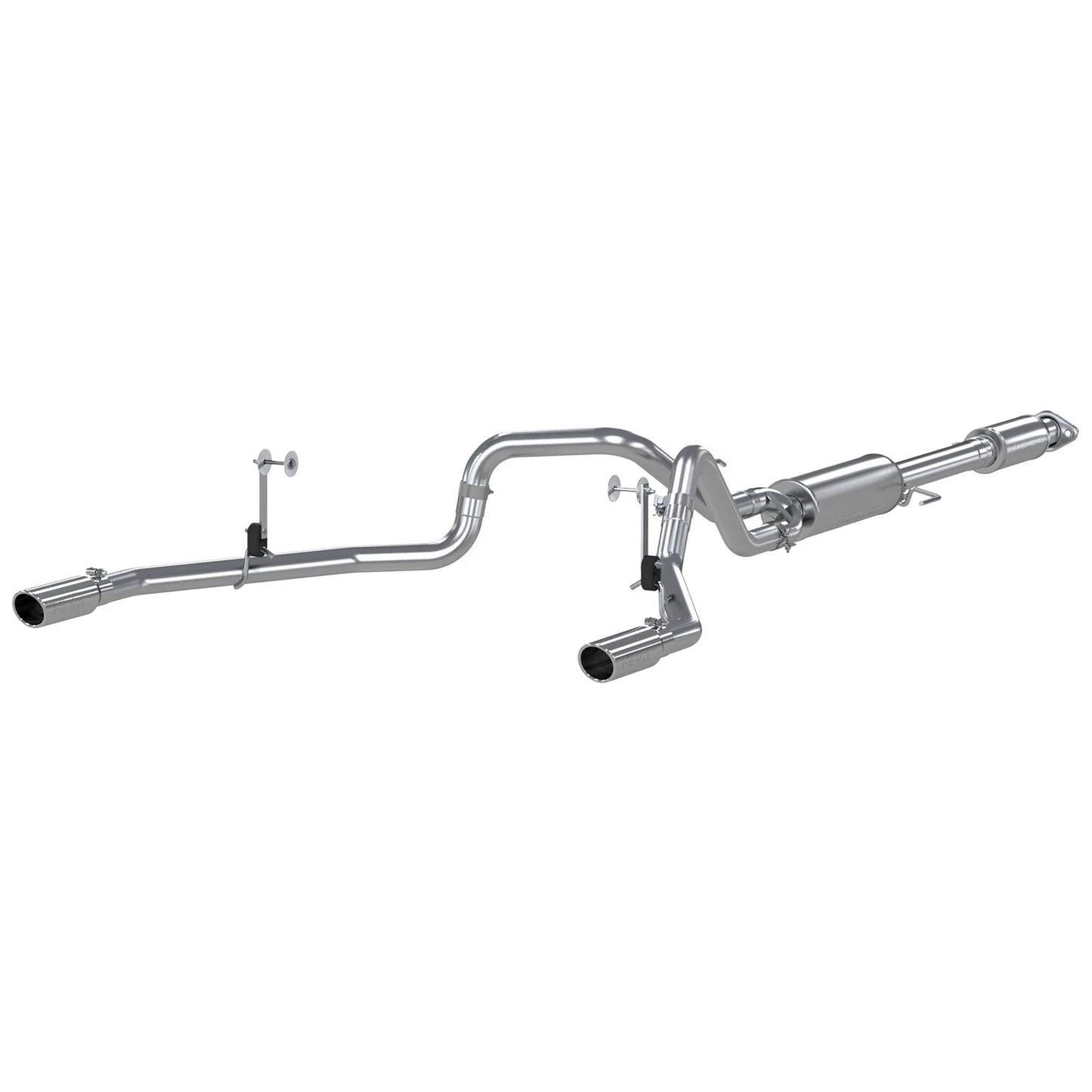 MBRP 2015 Ford F-150 5.0L 3in Cat Back Dual Split Rear Exit AL Exhaust System