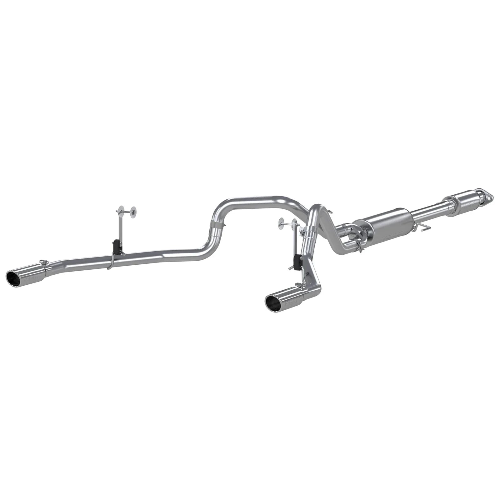 MBRP 2015 Ford F-150 5.0L 3in Cat Back Dual Split Rear Exit AL Exhaust System