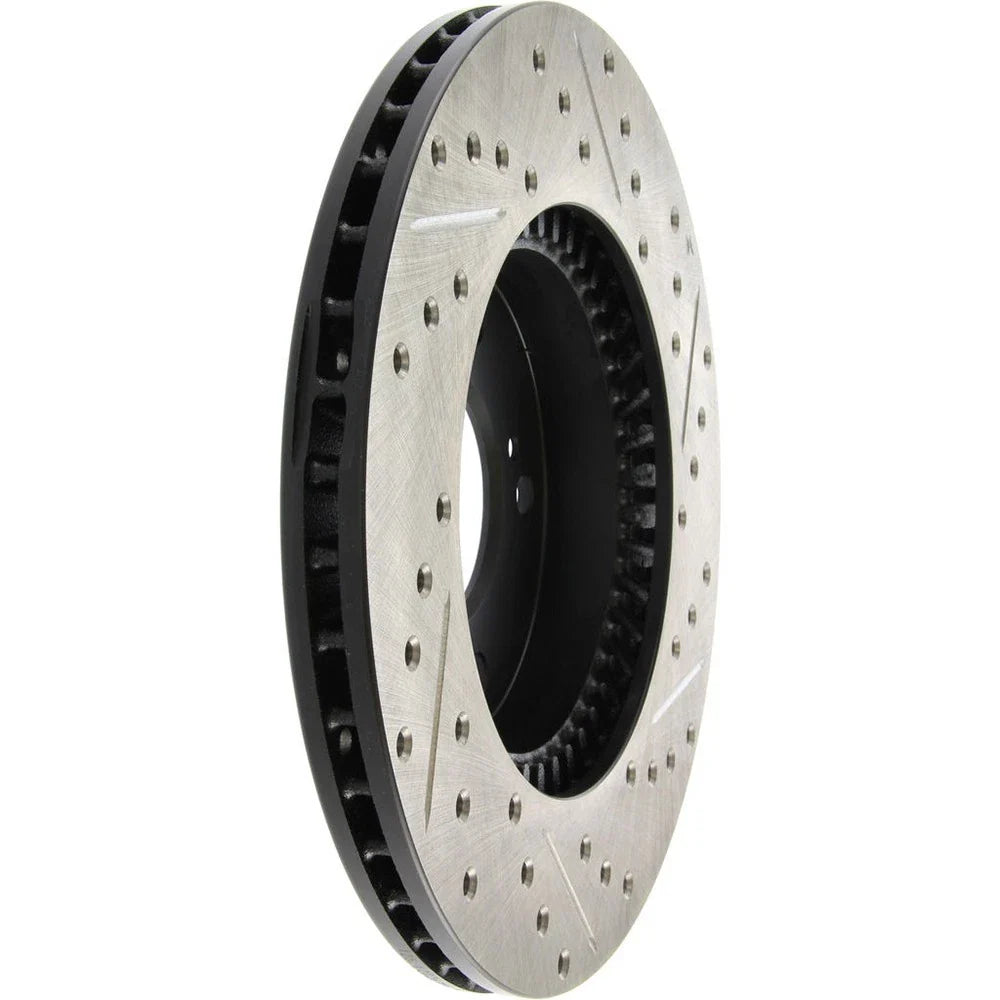 StopTech 97-01 Acura Integra Type R / 97-01 Honda CR-V Slotted & Drilled Right Front Rotor