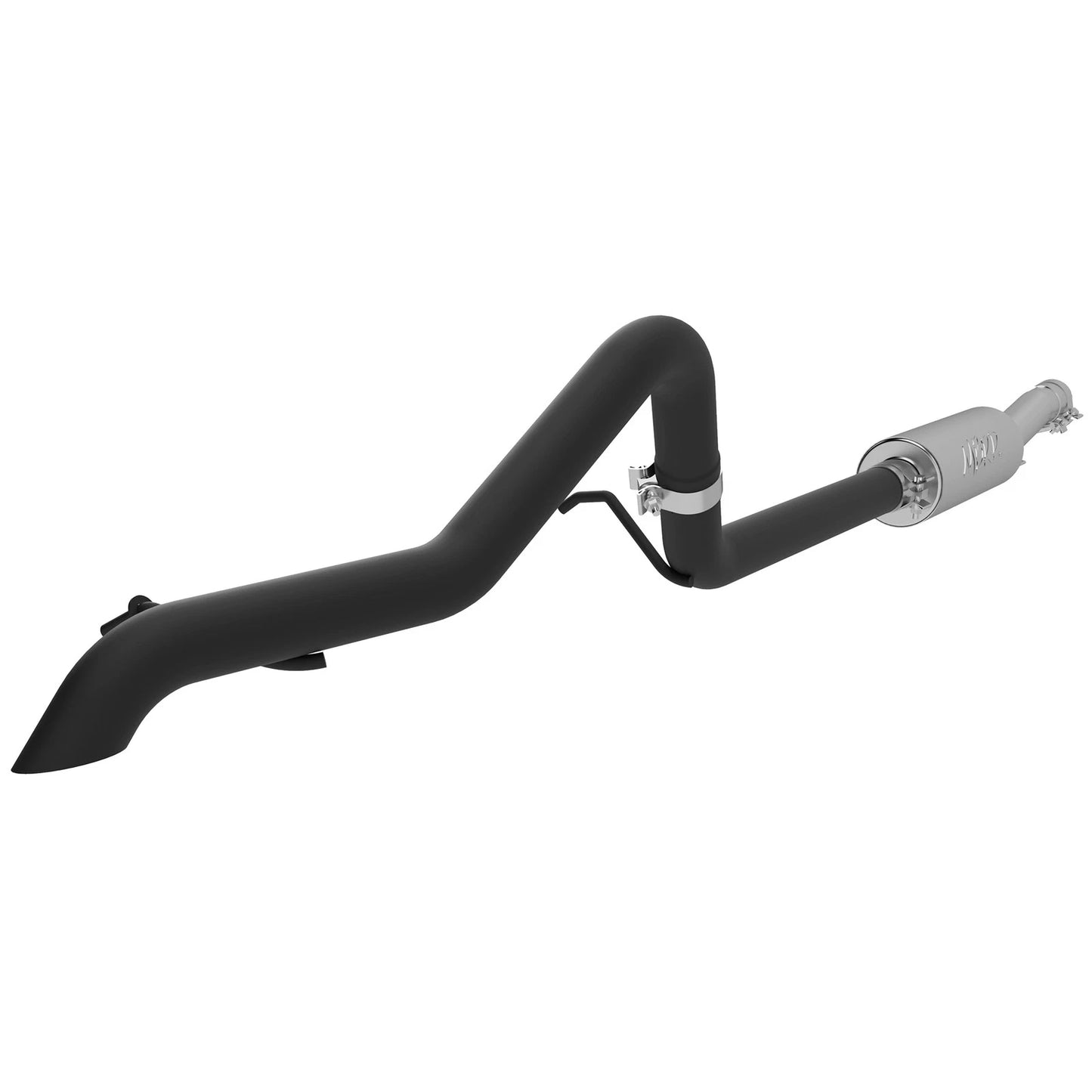 MBRP 2007-2009 Jeep Wrangler (JK) 3.8L V6 4 dr Off-Road Tail Pipe Muffler before Axle