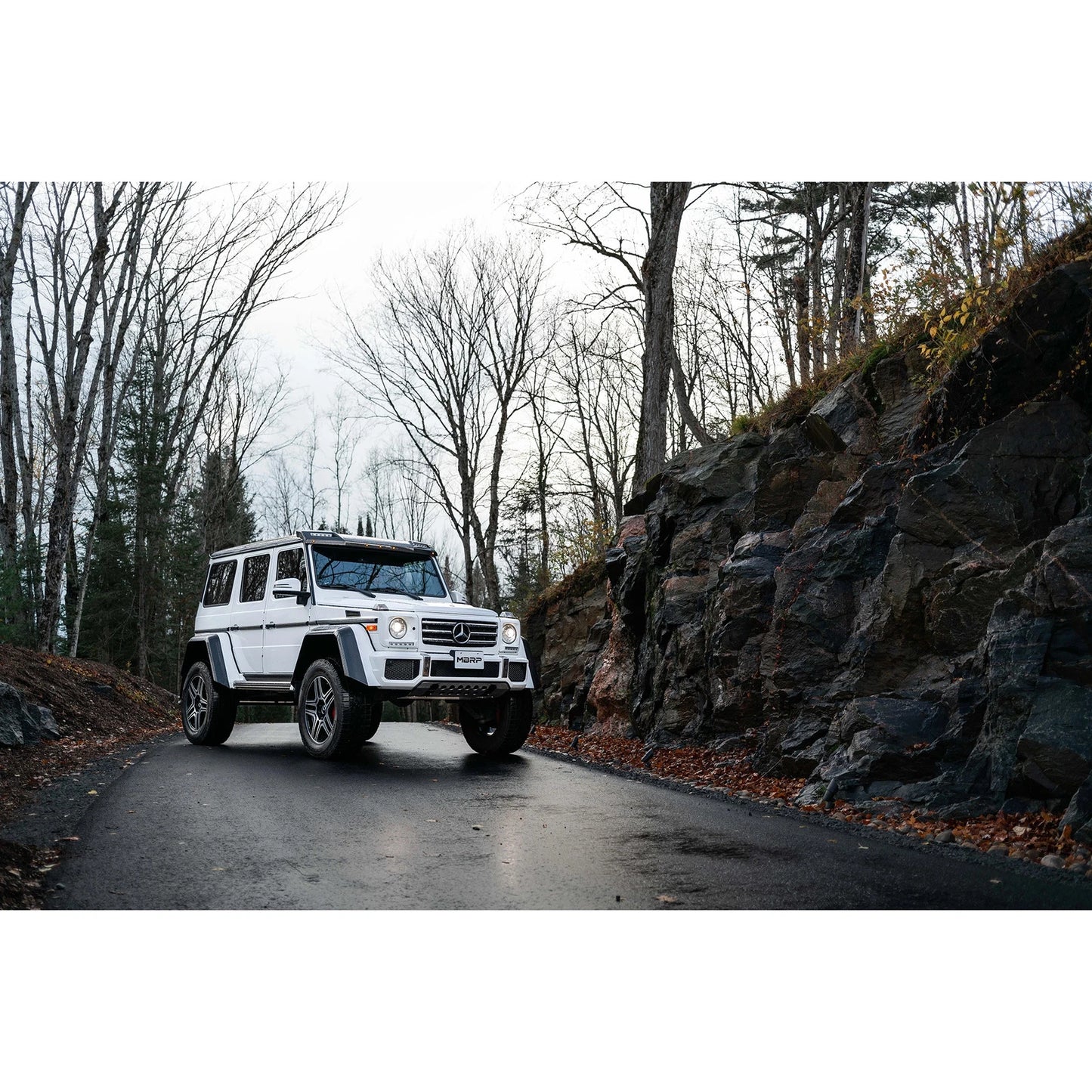MBRP 03-18 Mercedes-Benz W463A G-Class 3in Cat Back Dual Turn Down T304
