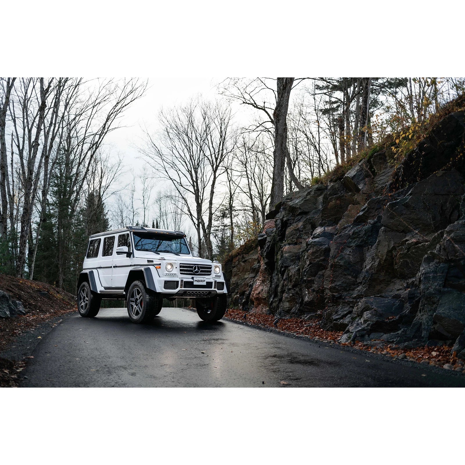MBRP 03-18 Mercedes-Benz W463A G-Class 3in Cat Back Dual Turn Down T304