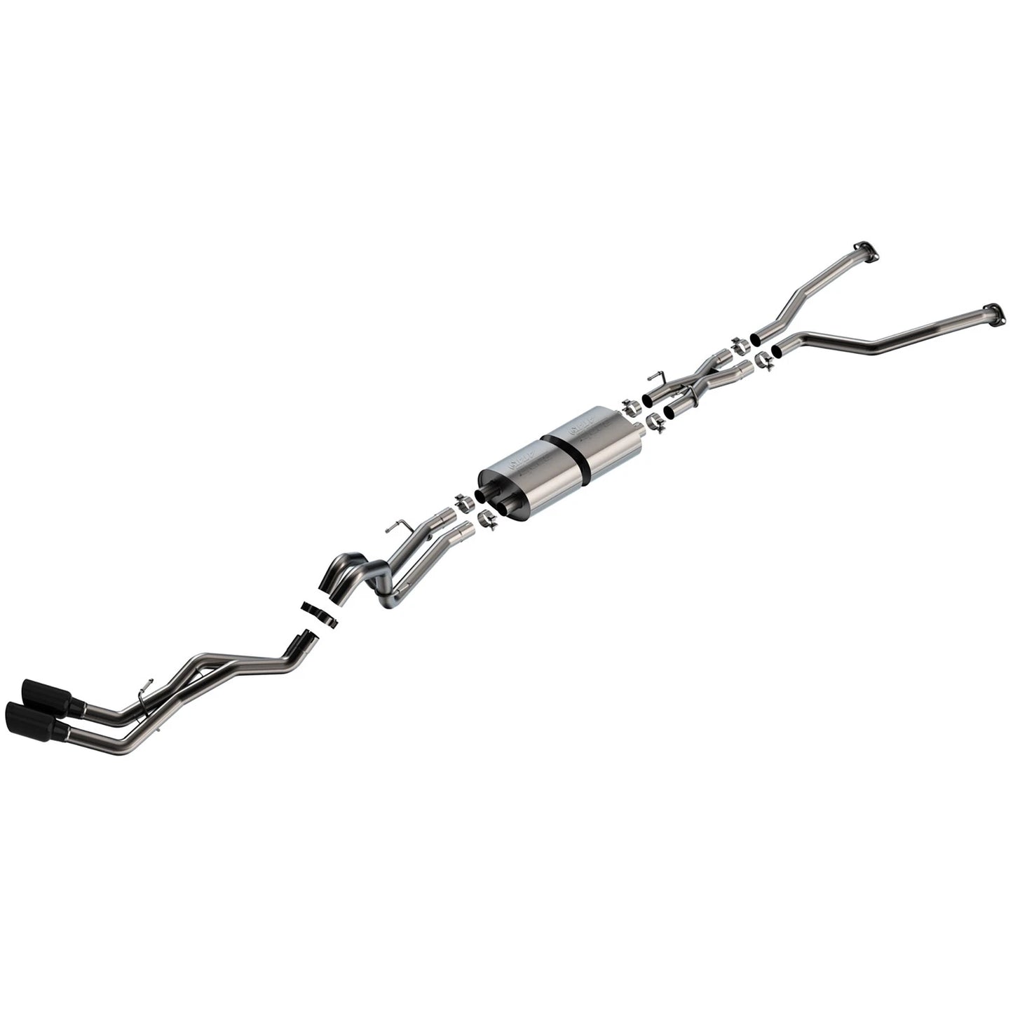 Borla 22-24 Toyota Tundra 3.4L V6 (Inc. Hyb.) Ext. Cab/STD Bed/145.7in WB ATAK Cat-Back - Blk Chrm