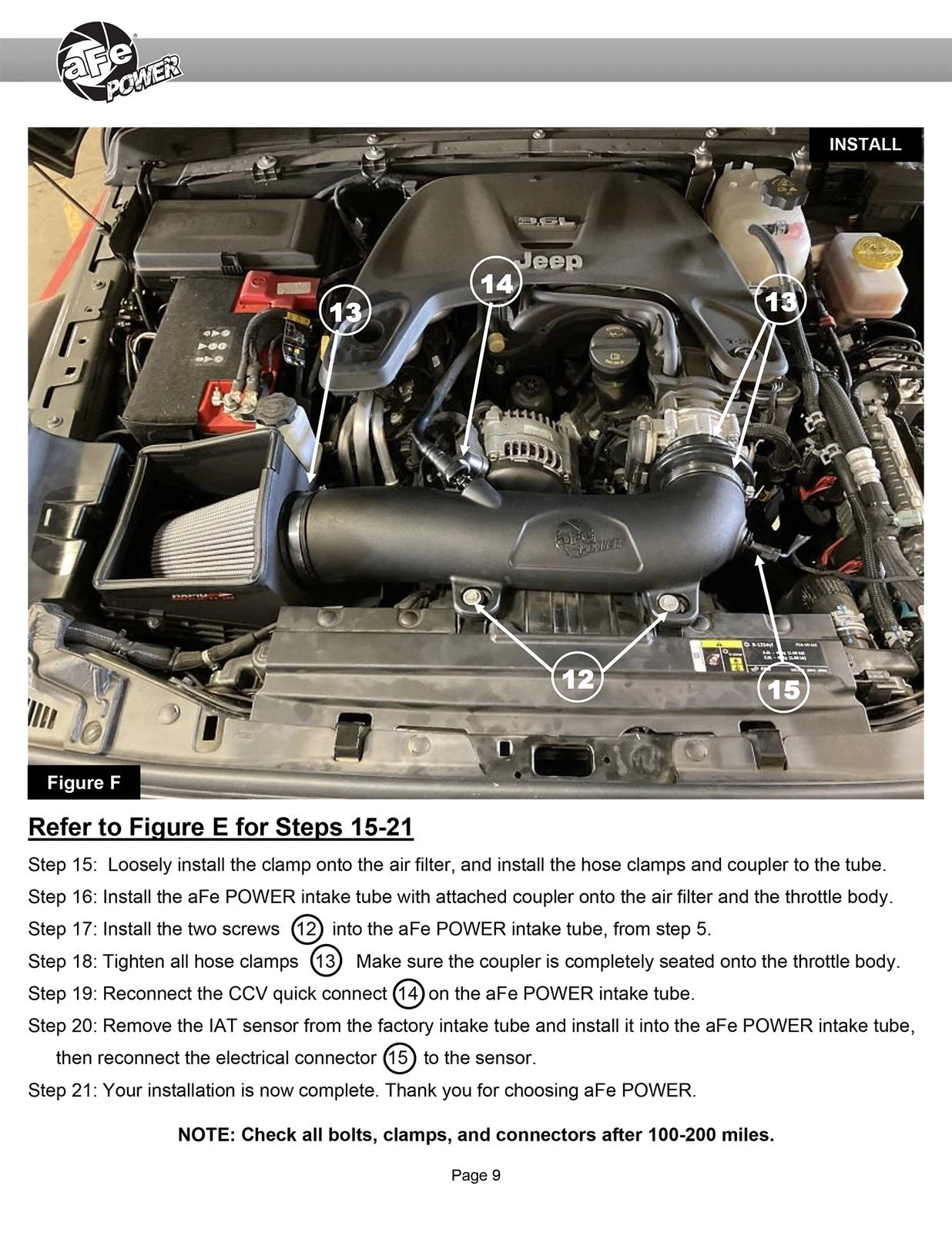 aFe Rapid Induction Pro 5R Cold Air Intake System 18-21 Jeep Wrangler(JL)/Gladiator(JT) 3.6L