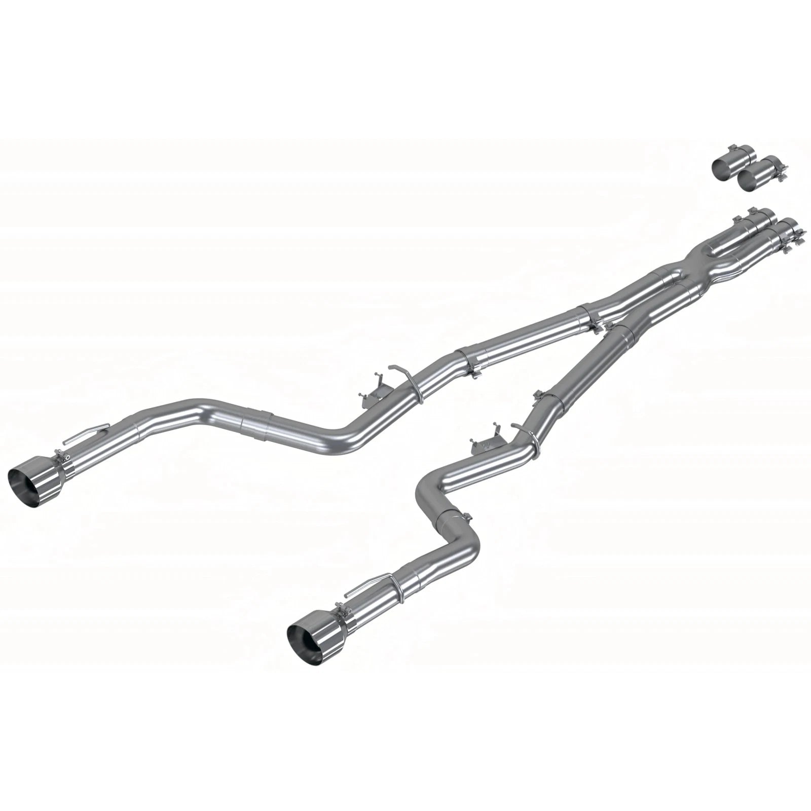 MBRP 17-21 Charger 5.7L/6.2L/6.4L 3in Race Profile Cat-Back w/ Dual Tips Aluminized Steel Exhaust