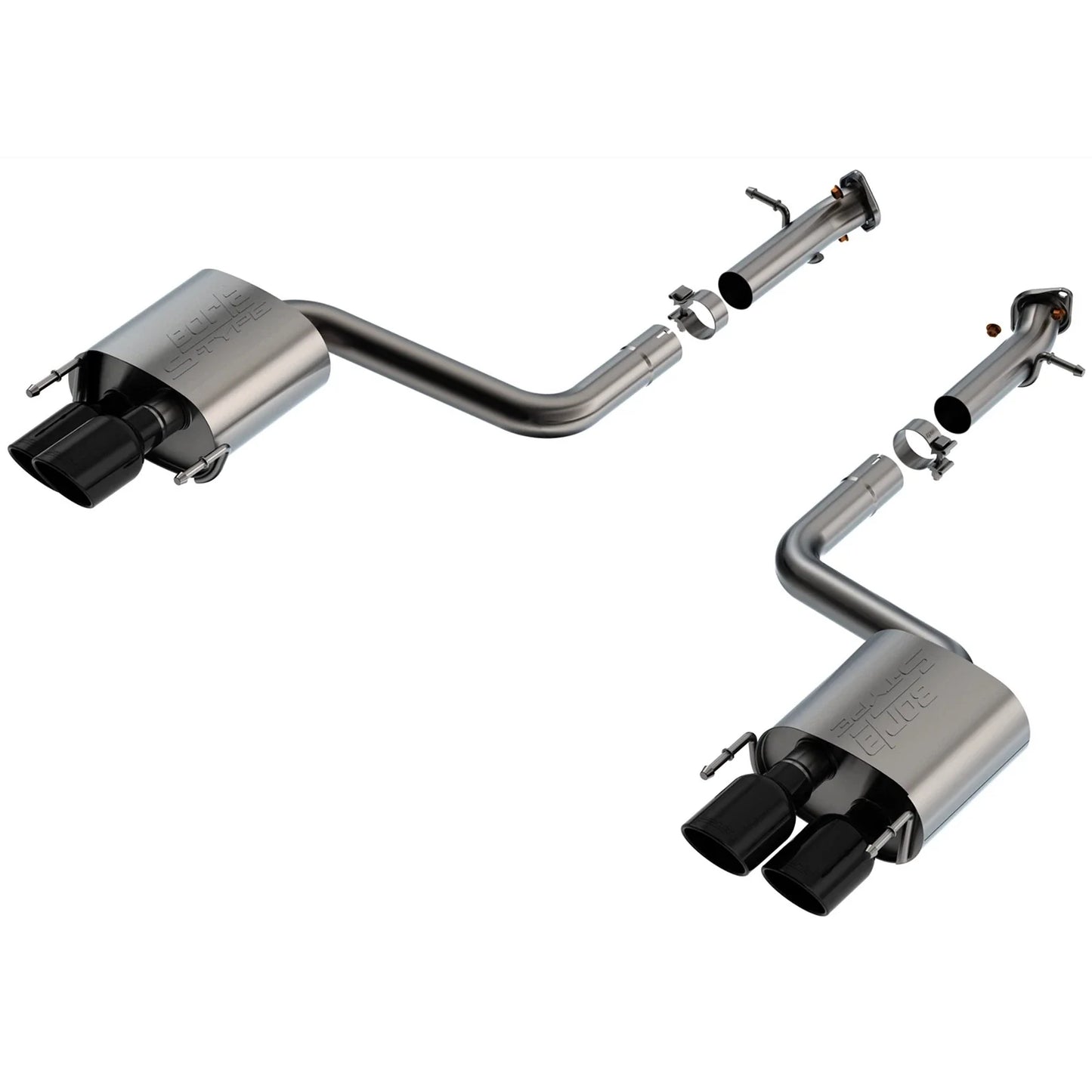 Borla 15-24 Lexus RC F Axle-Back Exhaust System S-Type - Black Chrome