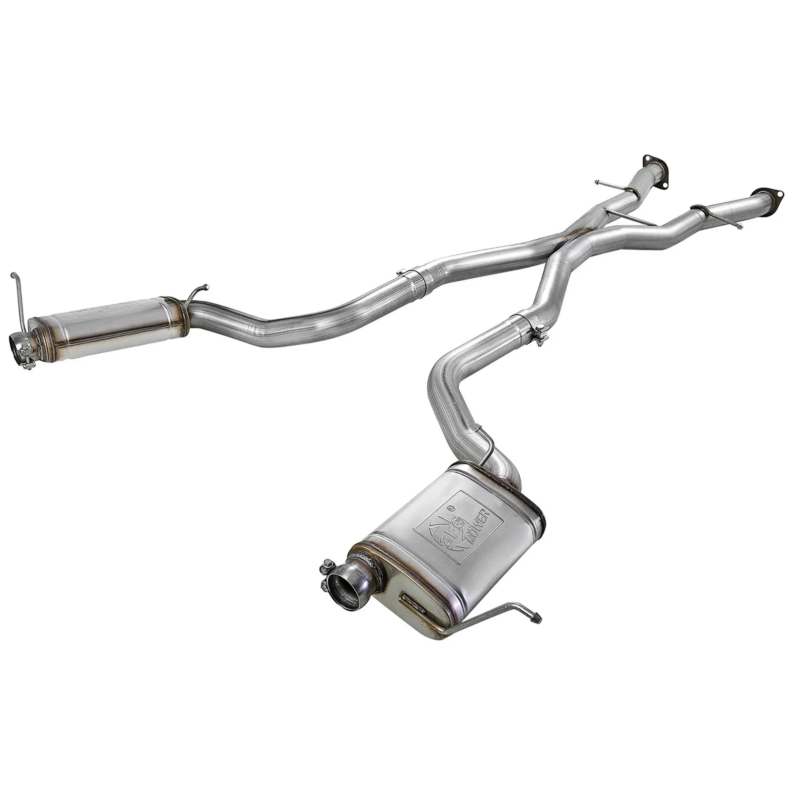 aFe MACHForce XP Cat-Back Exhaust Stainless No Tips 12-15 Jeep Grand Cherokee SRT/SRT-8 V8 Hemi 6.4L