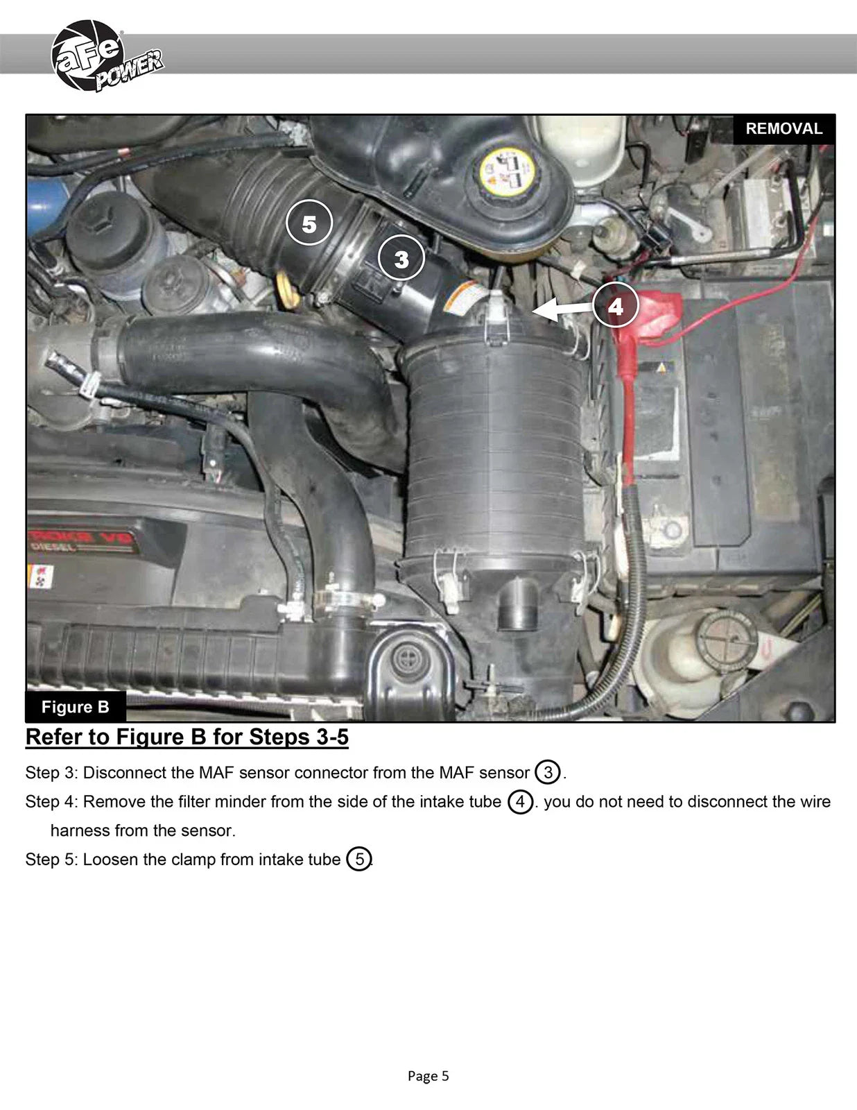 aFe Momentum HD Pro DRY S Stage-2 Si Intake 03-07 Ford Diesel Trucks V8-6.0L (See afe51-73003-E)
