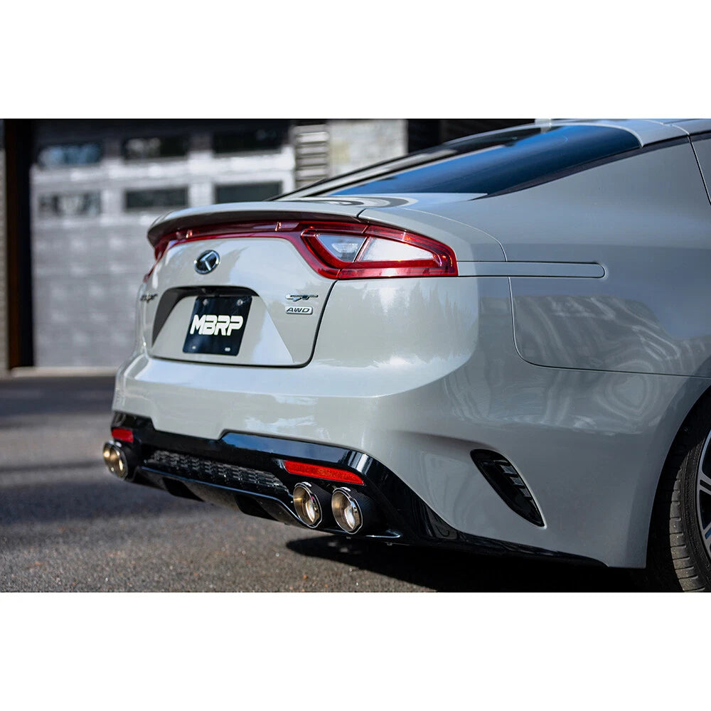 MBRP 18-22 Kia Stinger GT Bezel Kit Quad Tip CF