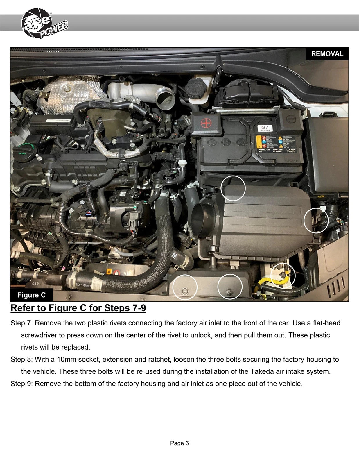 AFE Takeda 19-20 Hyundai Veloster N 2.0L (t) Momentum Cold Air Intake System w/Pro DRY S Filter