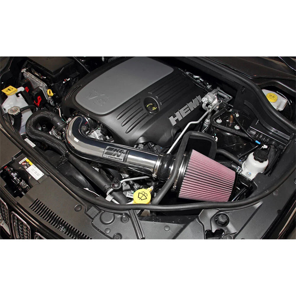 K&N 11 Jeep Grand Cherokee 5.7L V8 / 11 Dodge Durango 5.7L V8 High Flow Performance Intake Kit